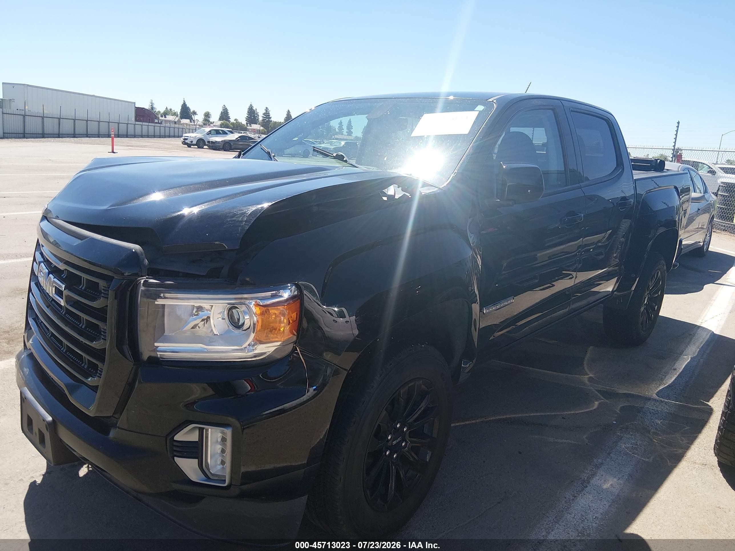 2022 Gmc Canyon 2wd  Short Box Elevation Black vin: 1GTG5CEN3N1318203