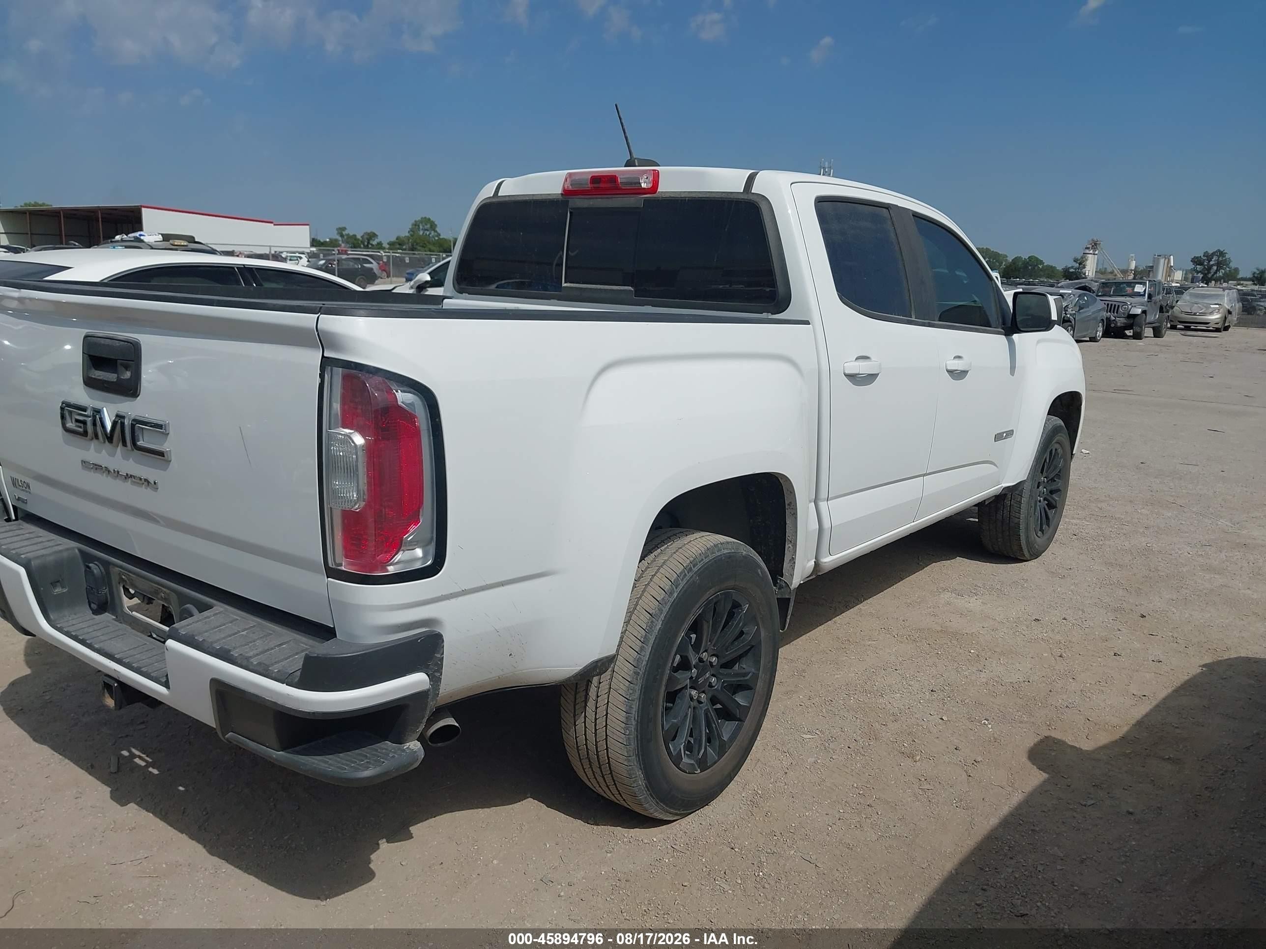 2022 Gmc Canyon 2wd  Short Box Elevation vin: 1GTG5CEN8N1167732