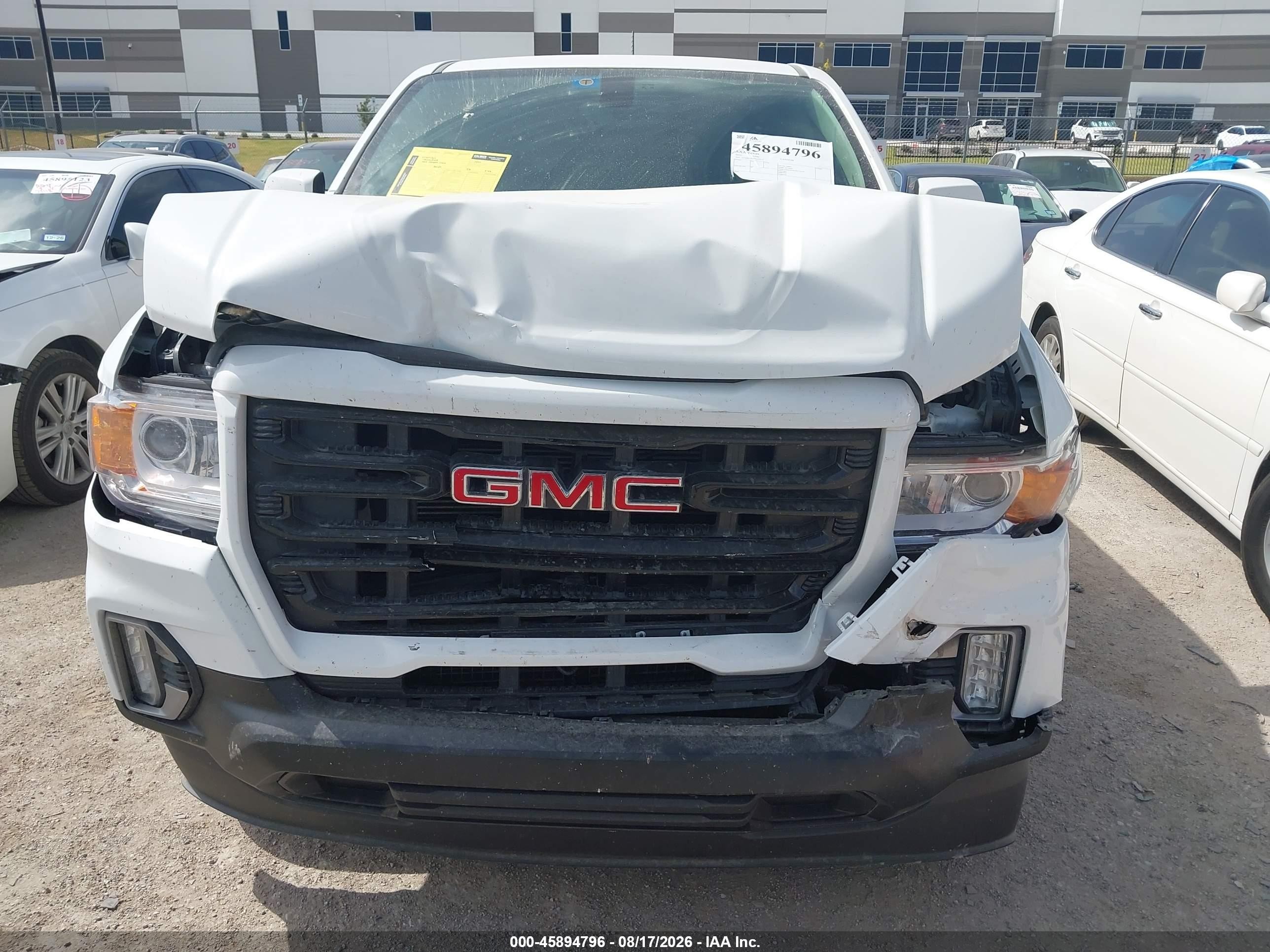 2022 Gmc Canyon 2wd  Short Box Elevation vin: 1GTG5CEN8N1167732