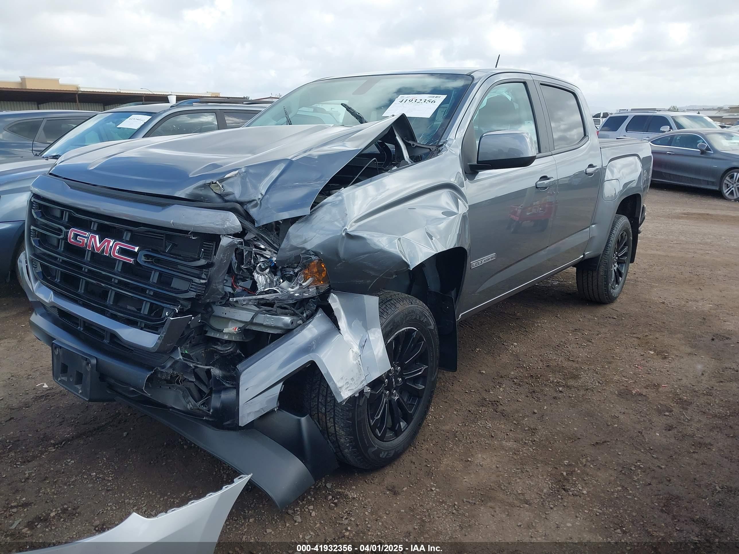 2022 Gmc Canyon 2wd  Short Box Elevation Pewter vin: 1GTG5CEN8N1199841