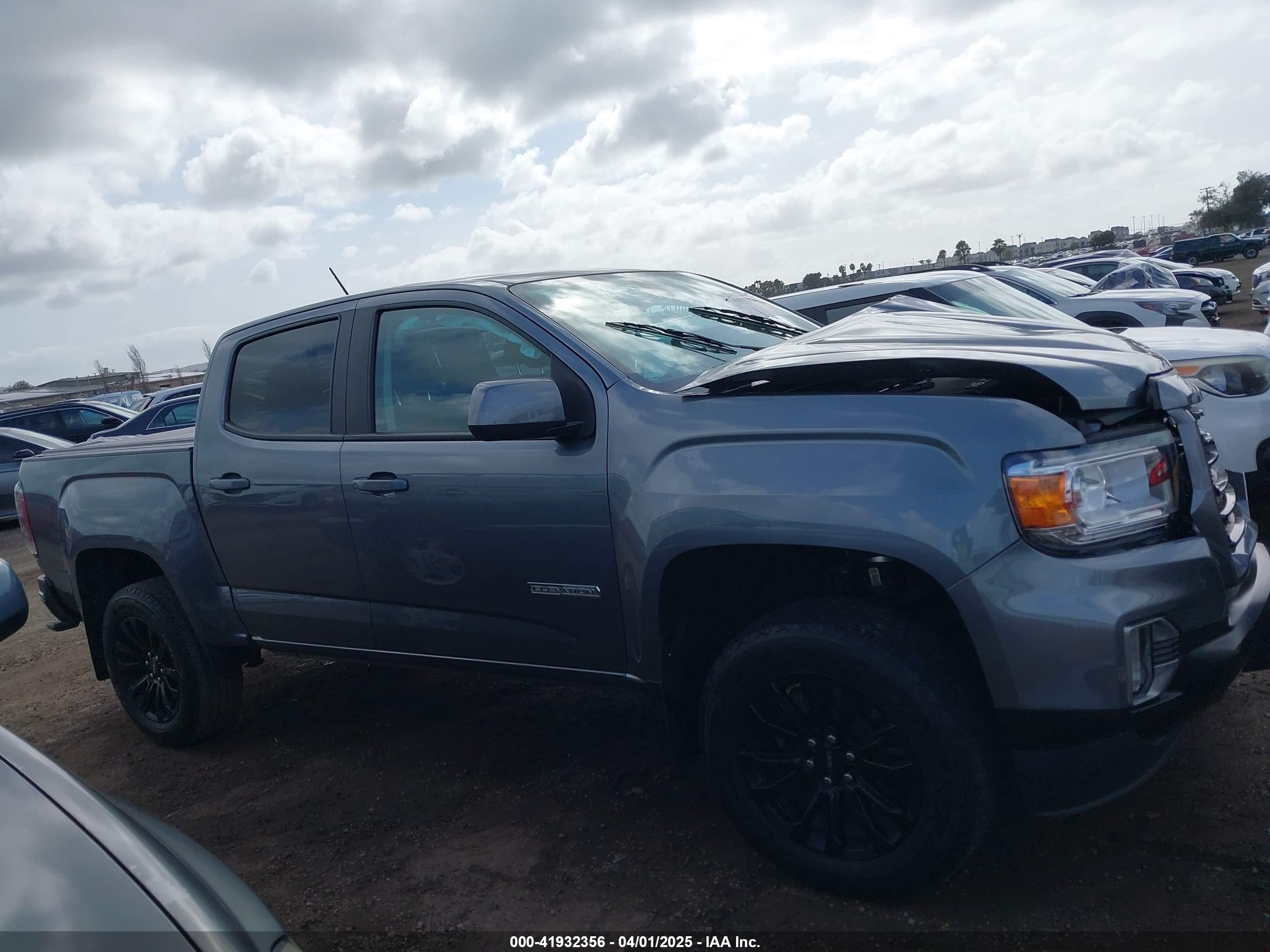 2022 Gmc Canyon 2wd  Short Box Elevation Pewter vin: 1GTG5CEN8N1199841