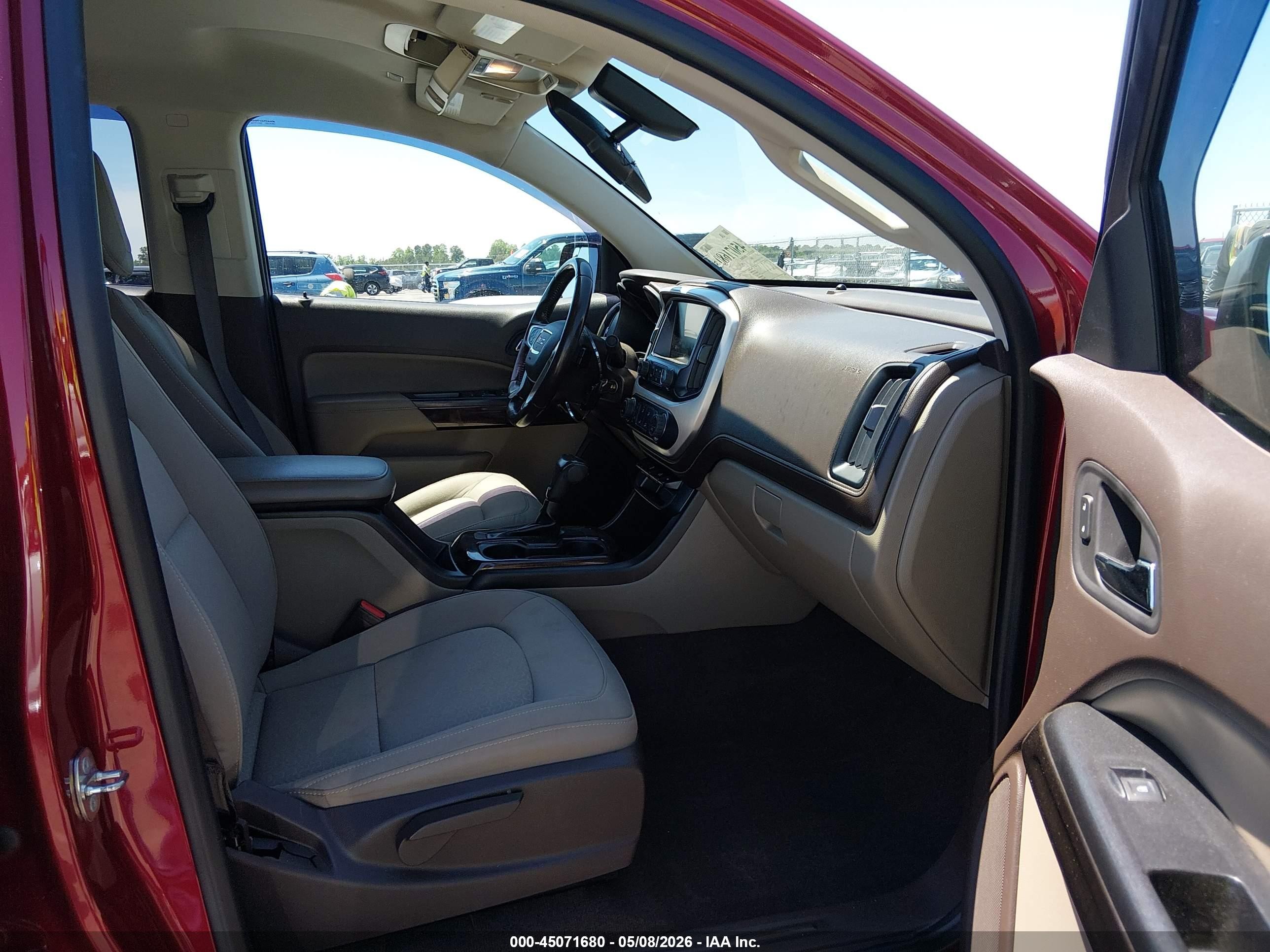 2017 Gmc Canyon Sle Красный vin: 1GTG5CEN9H1318436