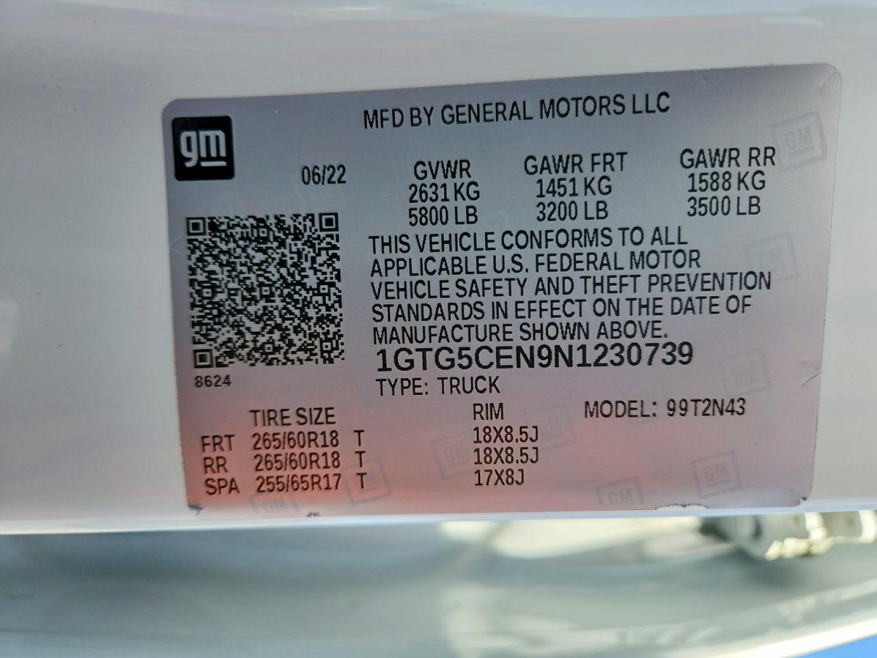 2022 Gmc Canyon Elevation White vin: 1GTG5CEN9N1230739