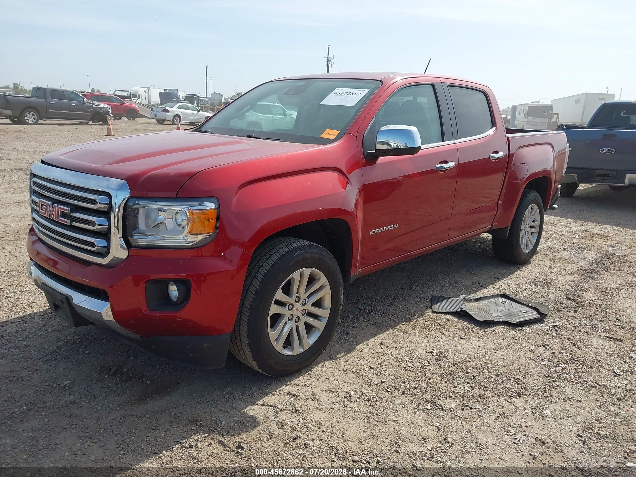 2016 Gmc Canyon 2wd Slt Red vin: 1GTG5DE3XG1196740