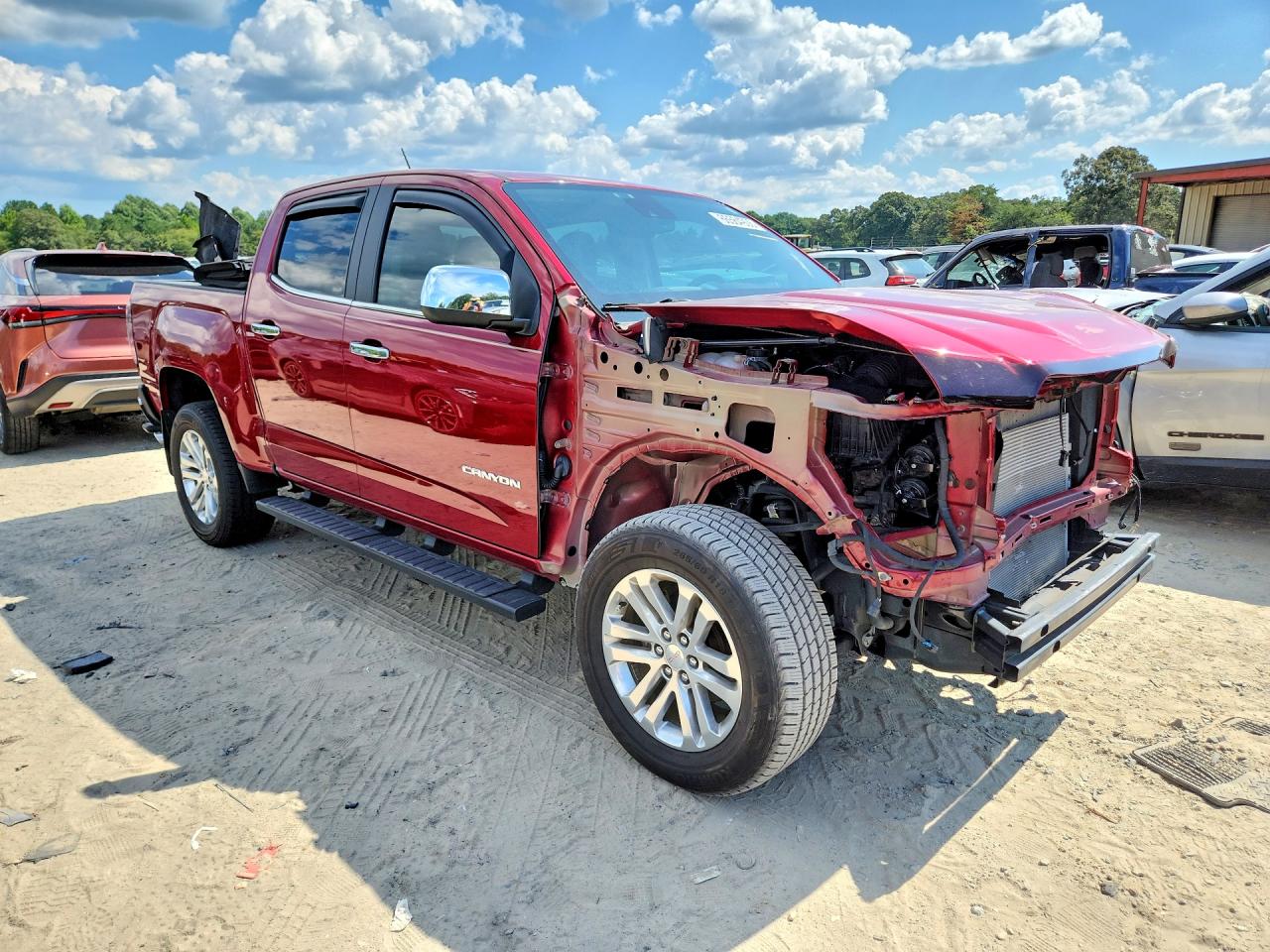 2019 Gmc Canyon Slt Red vin: 1GTG5DEN4K1318521