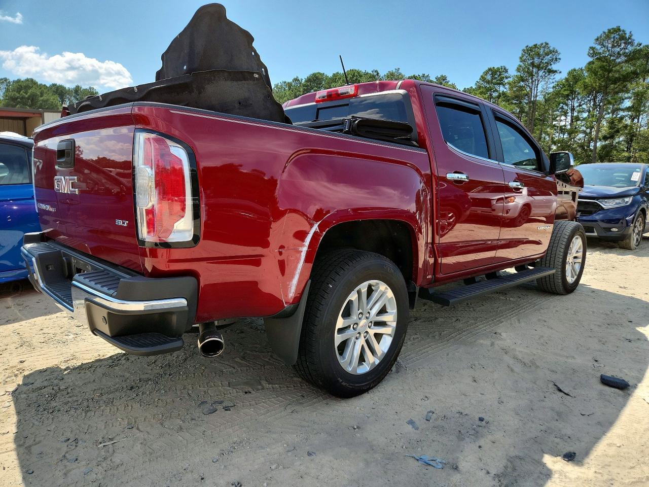 2019 Gmc Canyon Slt Red vin: 1GTG5DEN4K1318521