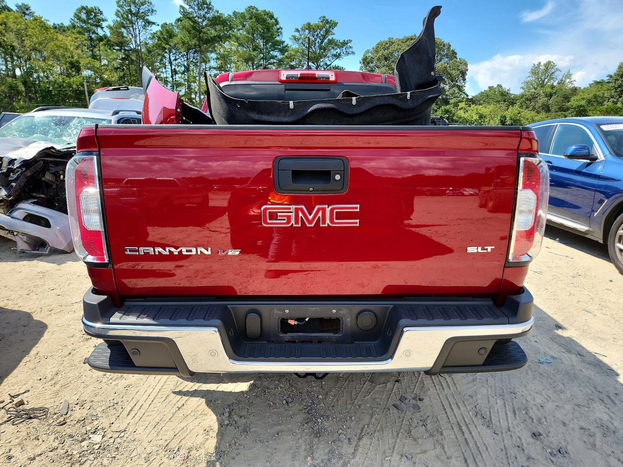 2019 Gmc Canyon Slt Red vin: 1GTG5DEN4K1318521