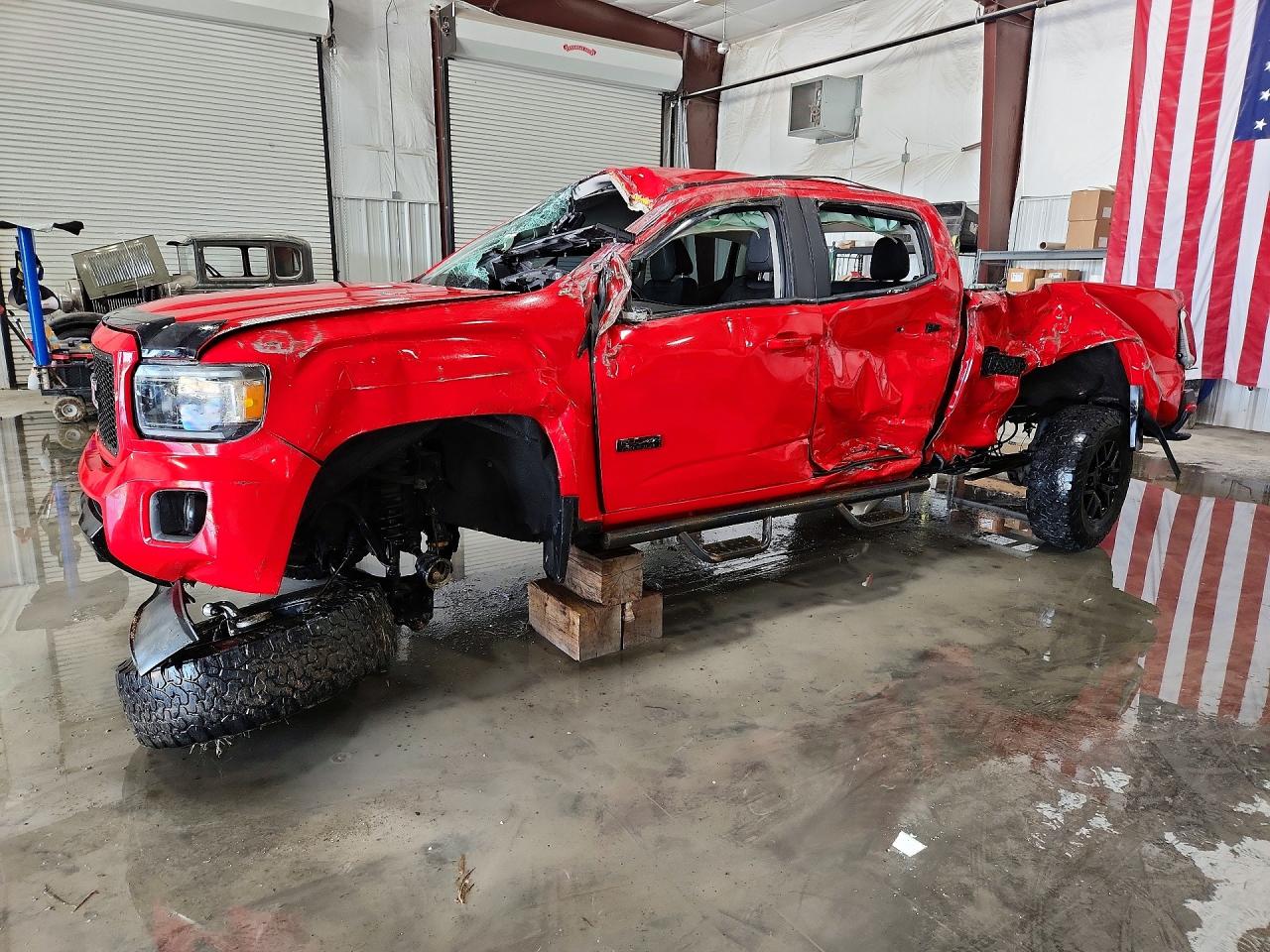 2015 Gmc Canyon Sle Red vin: 1GTG6BE32F1115858