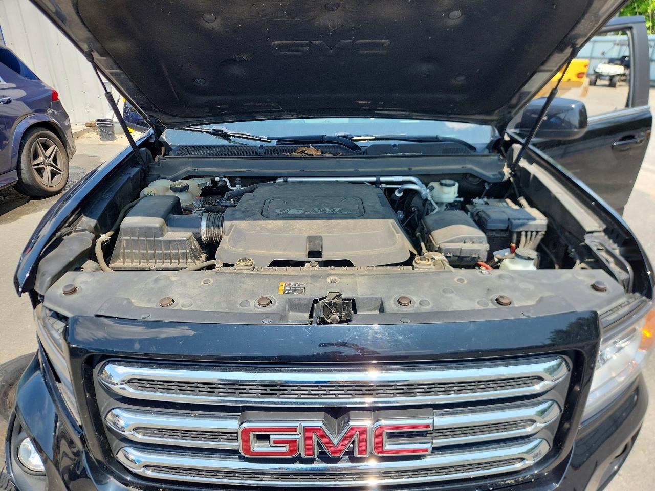 2015 Gmc Canyon Sle Black vin: 1GTG6BE33F1170058