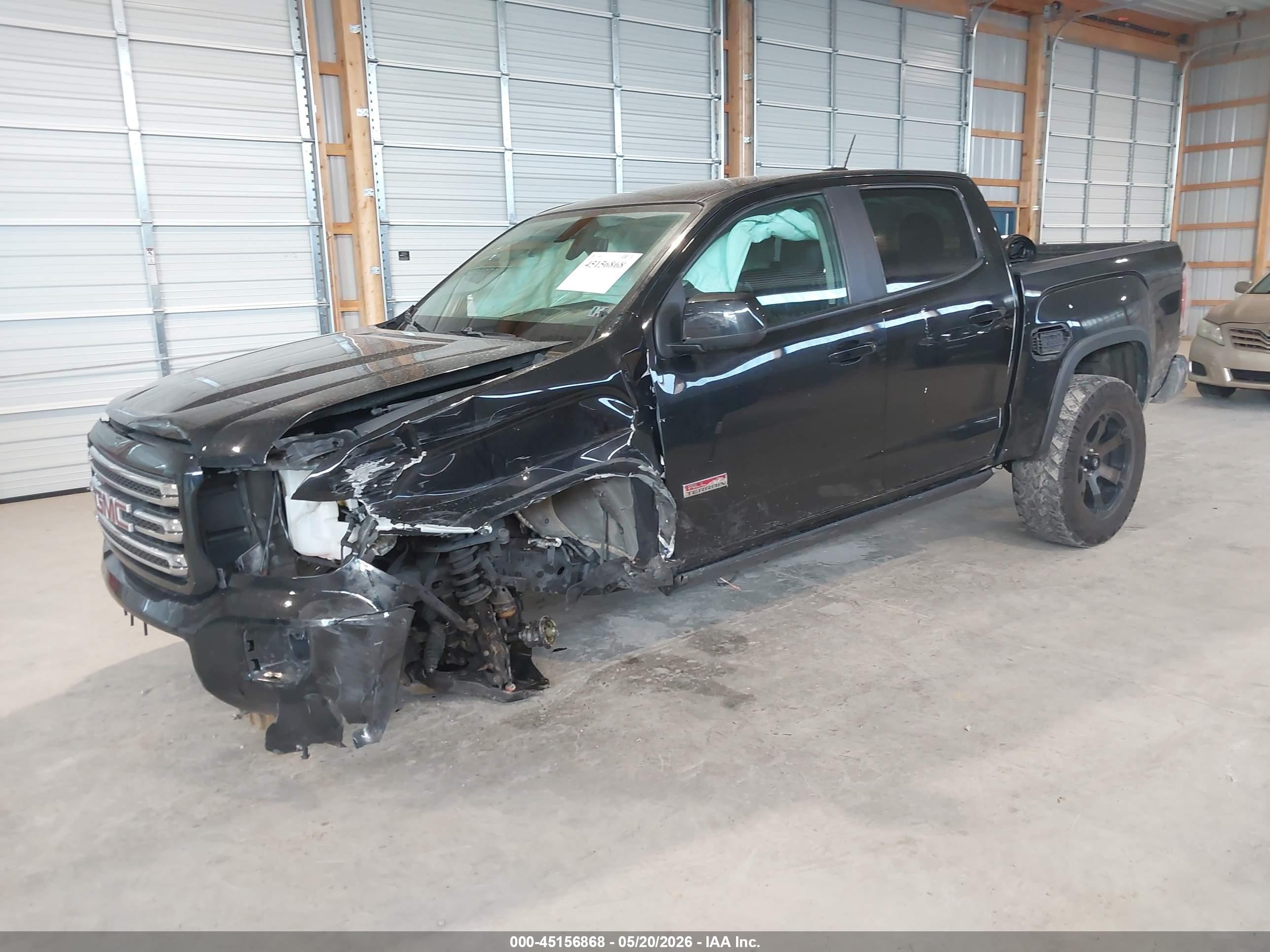 2015 Gmc Canyon Sle Black vin: 1GTG6BE34F1136355