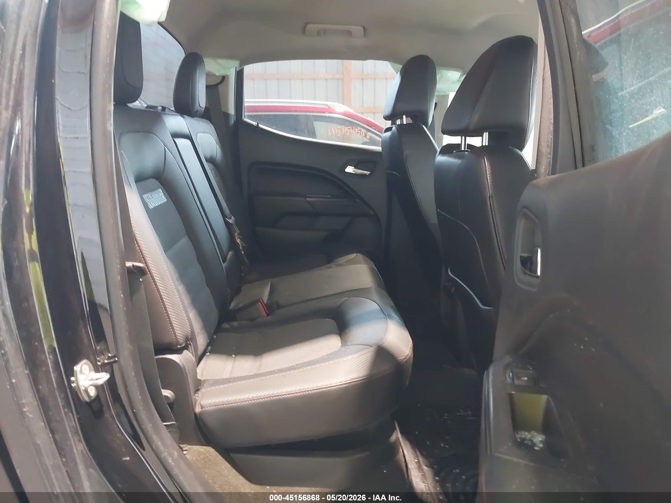 2015 Gmc Canyon Sle Black vin: 1GTG6BE34F1136355