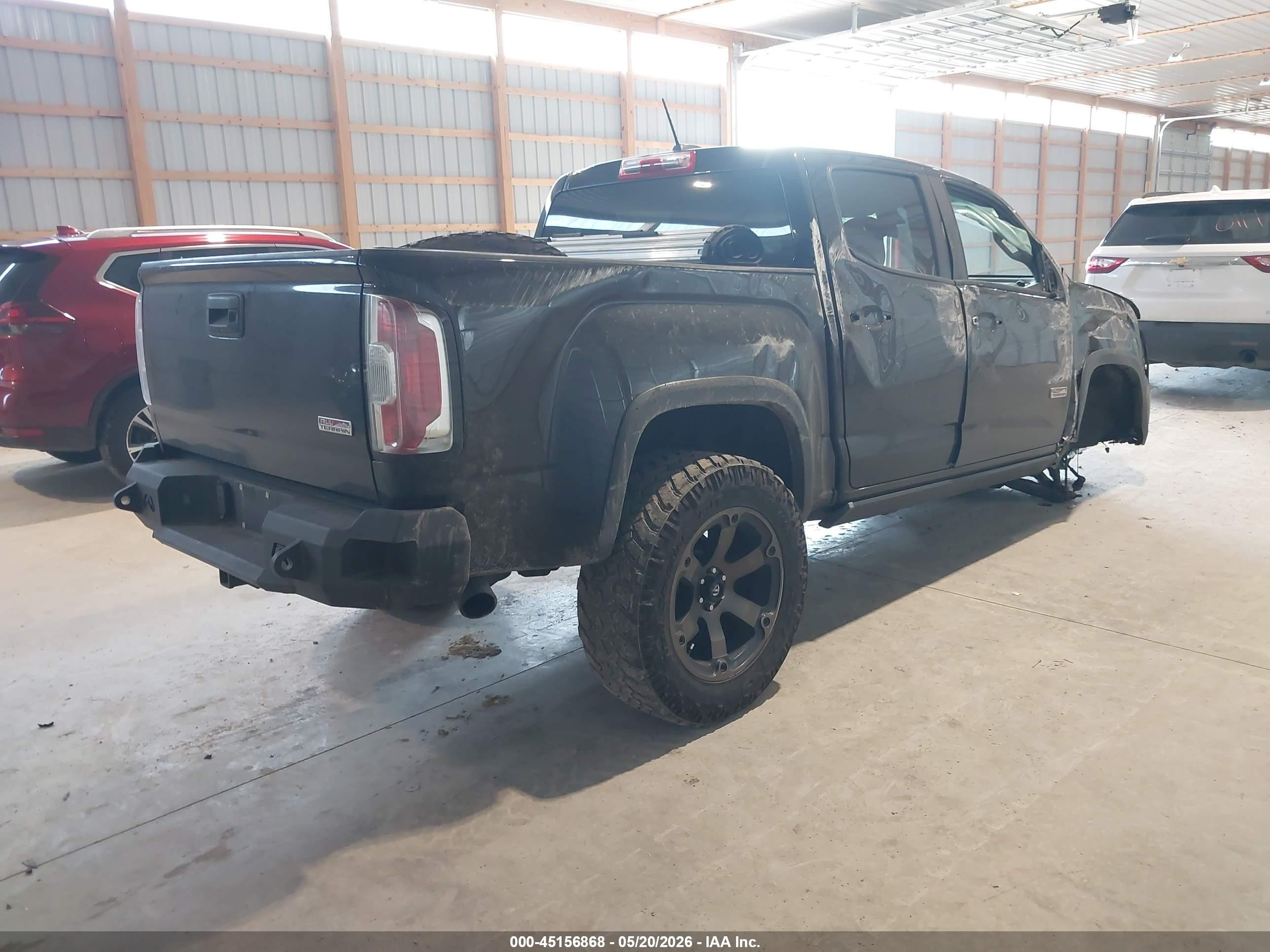 2015 Gmc Canyon Sle Black vin: 1GTG6BE34F1136355