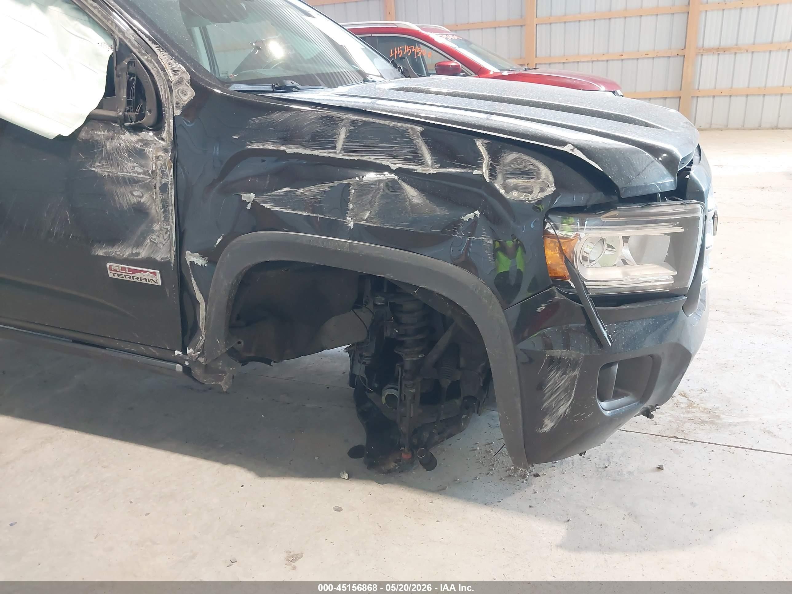 2015 Gmc Canyon Sle Black vin: 1GTG6BE34F1136355
