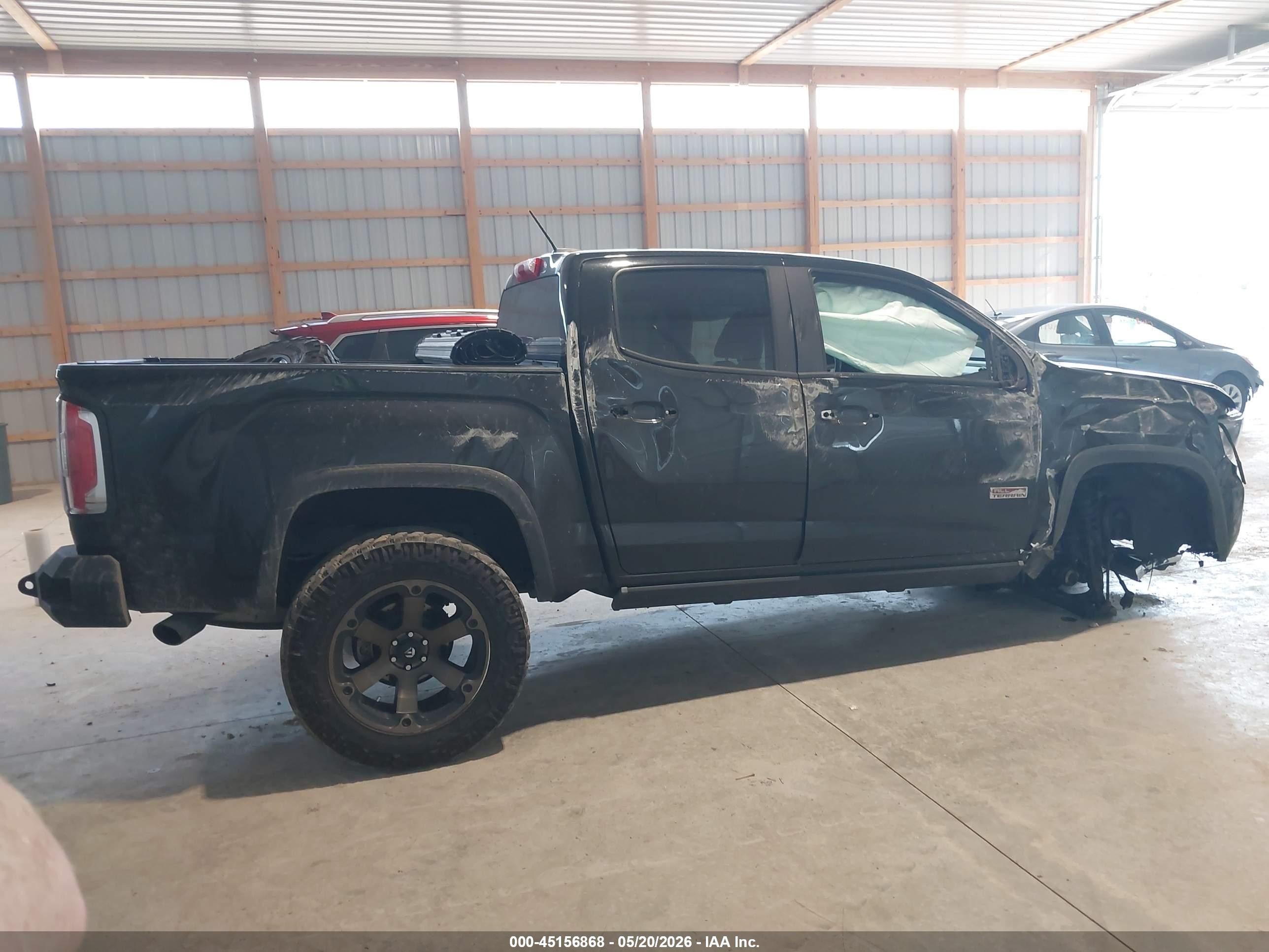 2015 Gmc Canyon Sle Black vin: 1GTG6BE34F1136355