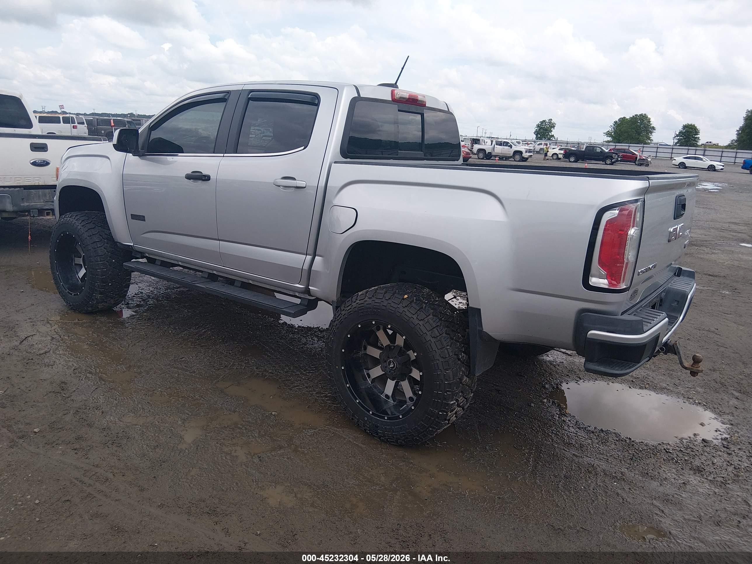 2015 Gmc Canyon Sle Серебряный vin: 1GTG6BE35F1239476
