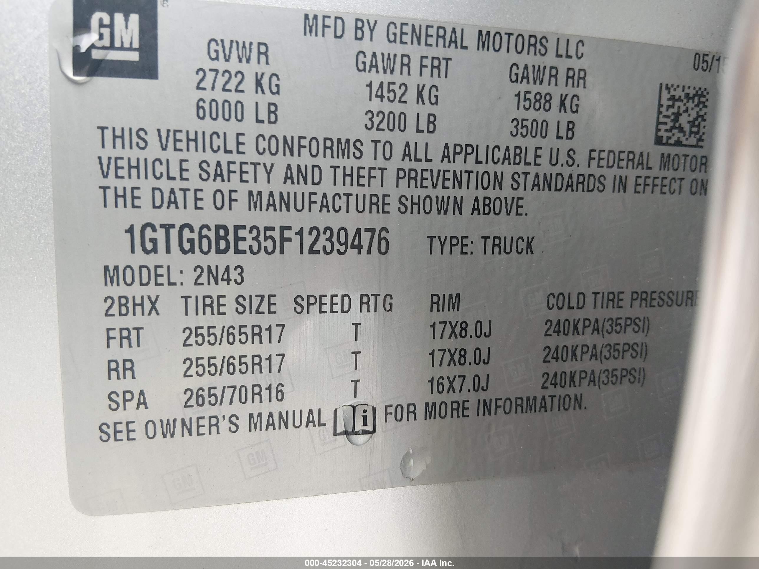 2015 Gmc Canyon Sle Серебряный vin: 1GTG6BE35F1239476