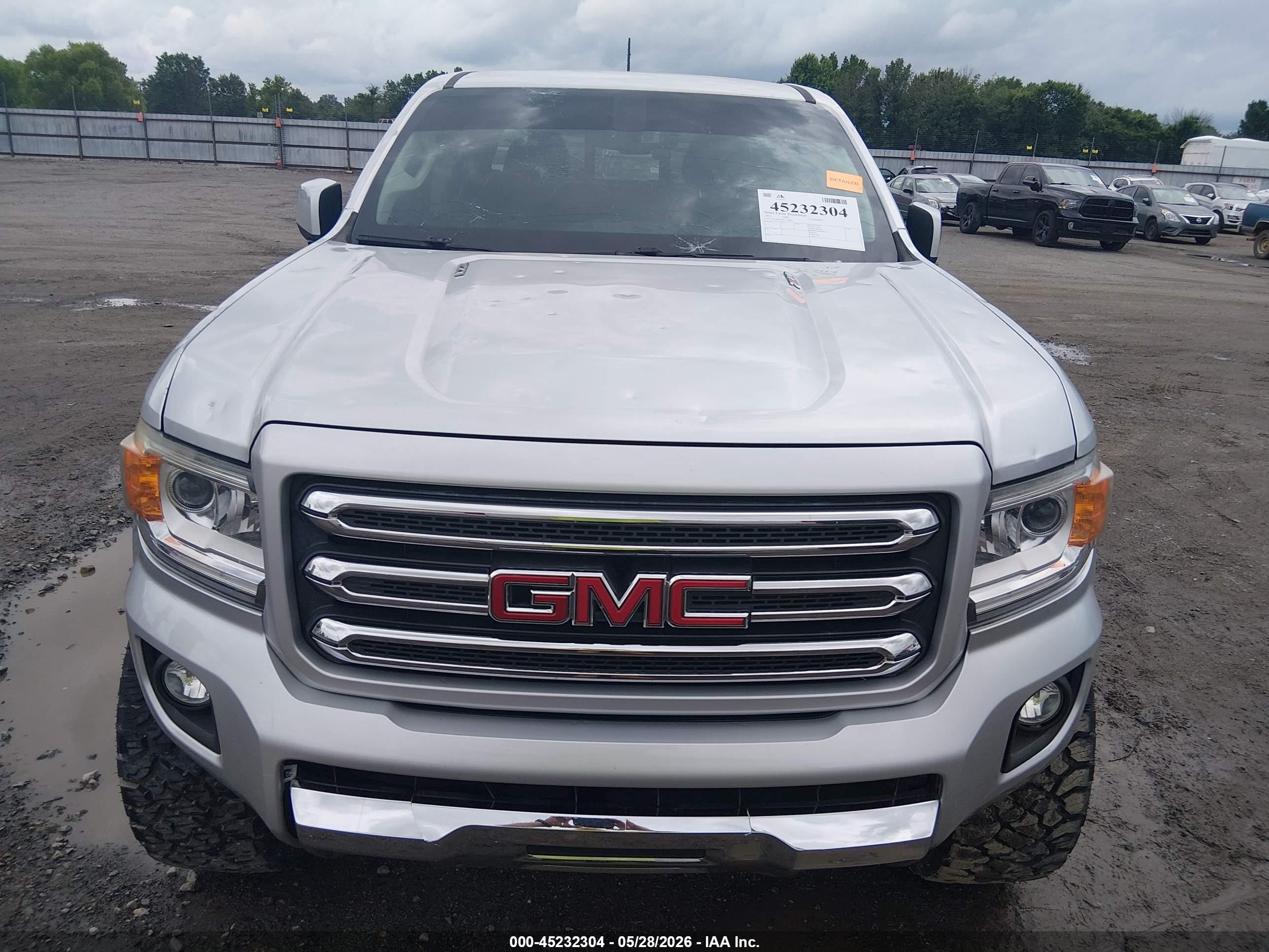 2015 Gmc Canyon Sle Серебряный vin: 1GTG6BE35F1239476