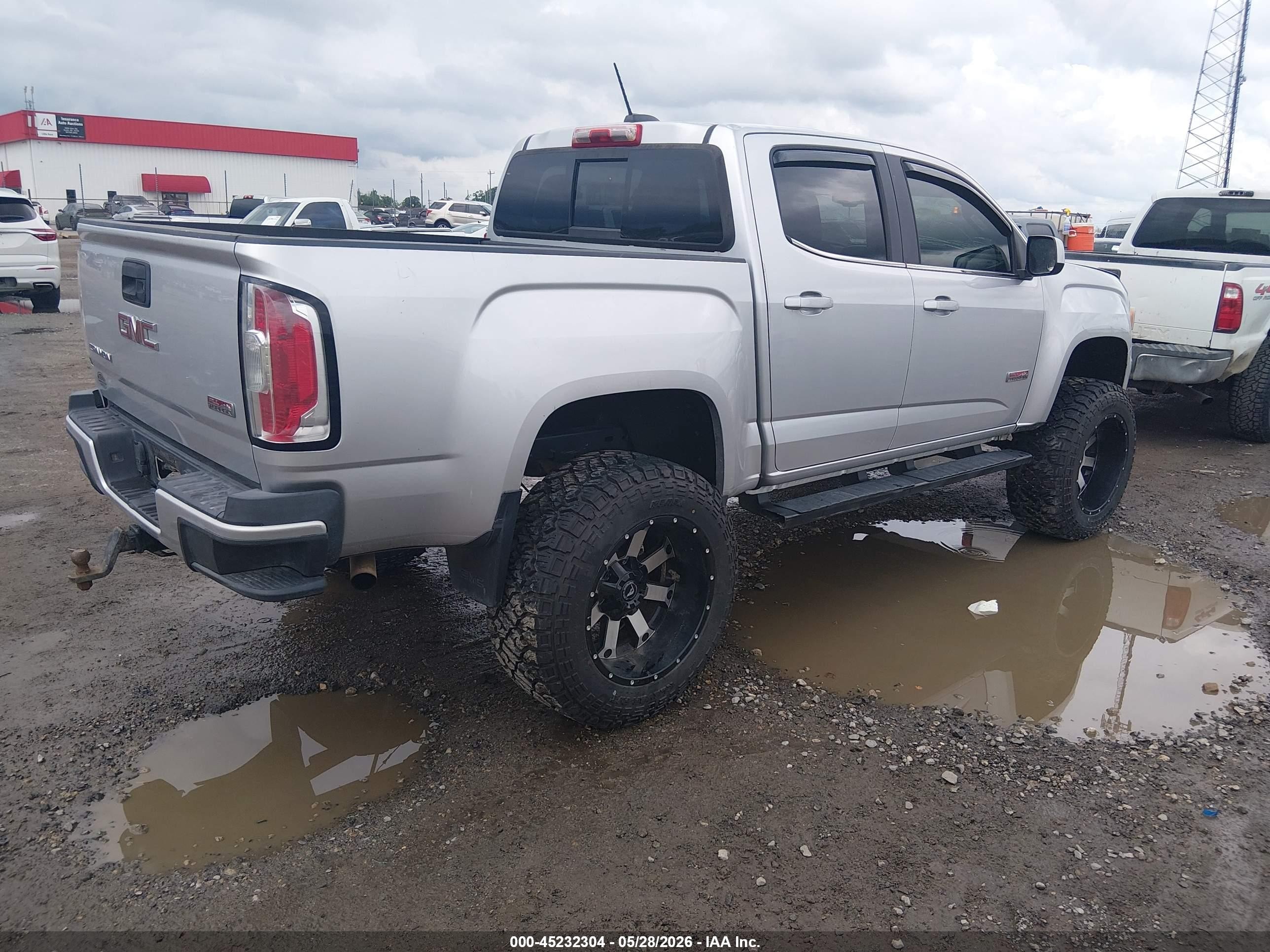 2015 Gmc Canyon Sle Серебряный vin: 1GTG6BE35F1239476