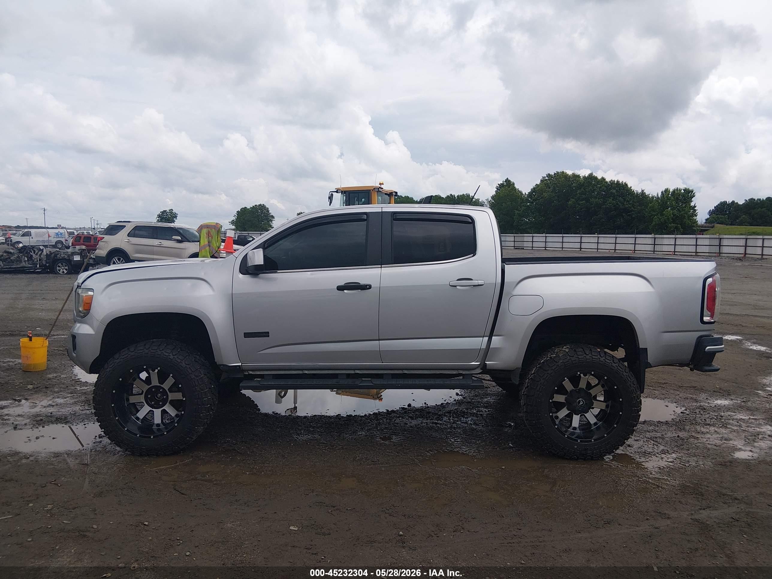 2015 Gmc Canyon Sle Серебряный vin: 1GTG6BE35F1239476