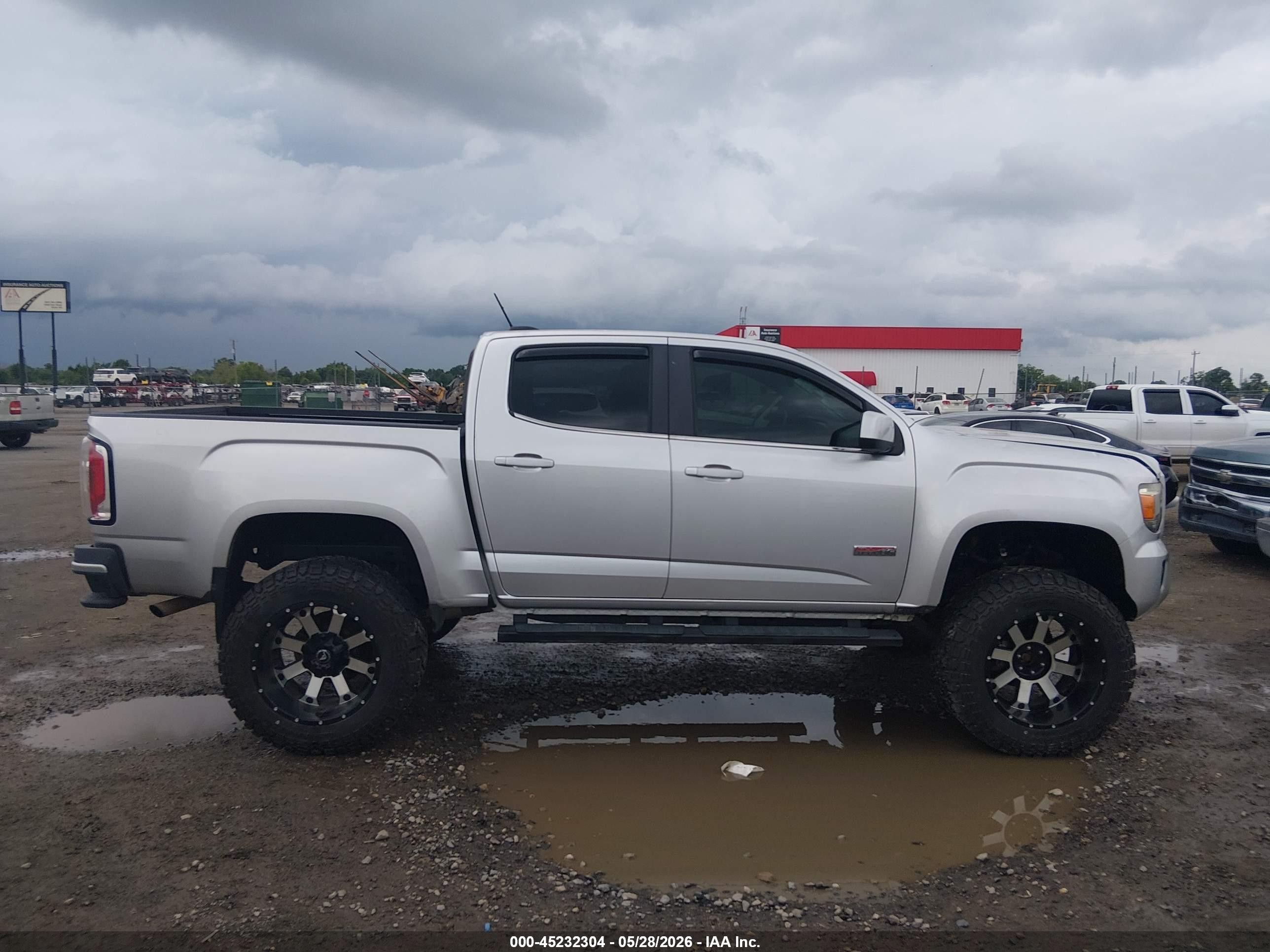2015 Gmc Canyon Sle Серебряный vin: 1GTG6BE35F1239476