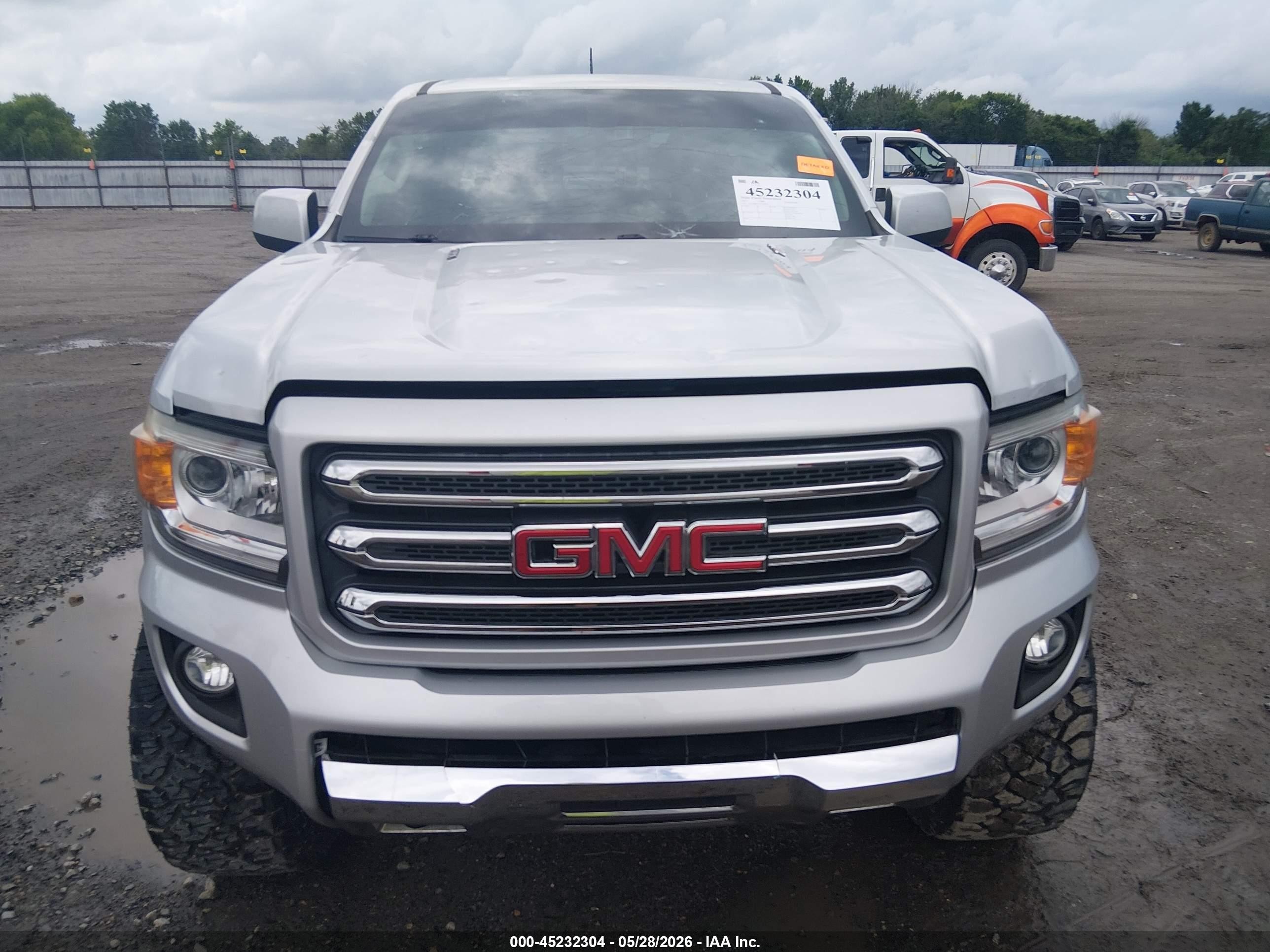 2015 Gmc Canyon Sle Серебряный vin: 1GTG6BE35F1239476