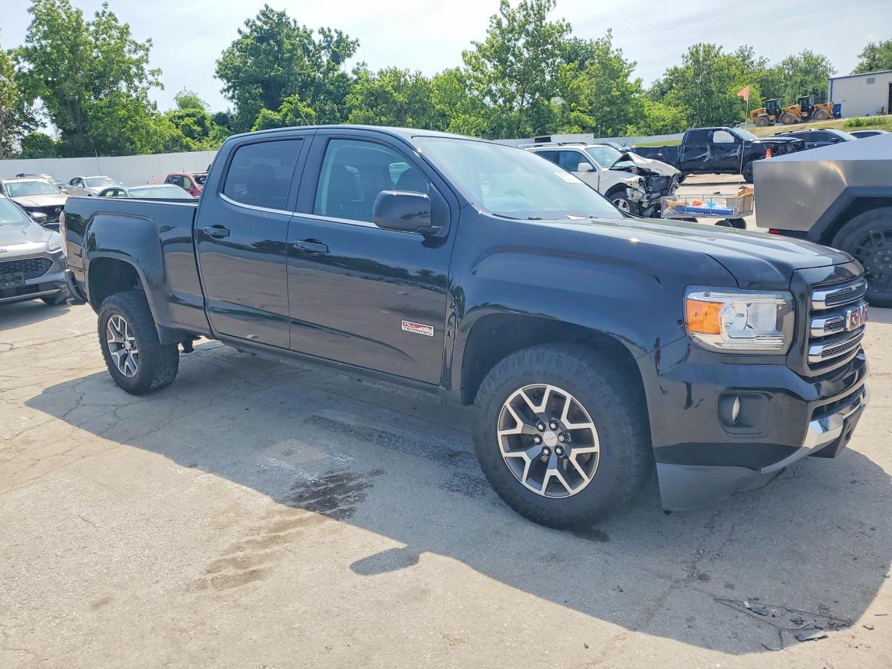 2015 Gmc Canyon Sle Black vin: 1GTG6BE36F1174752