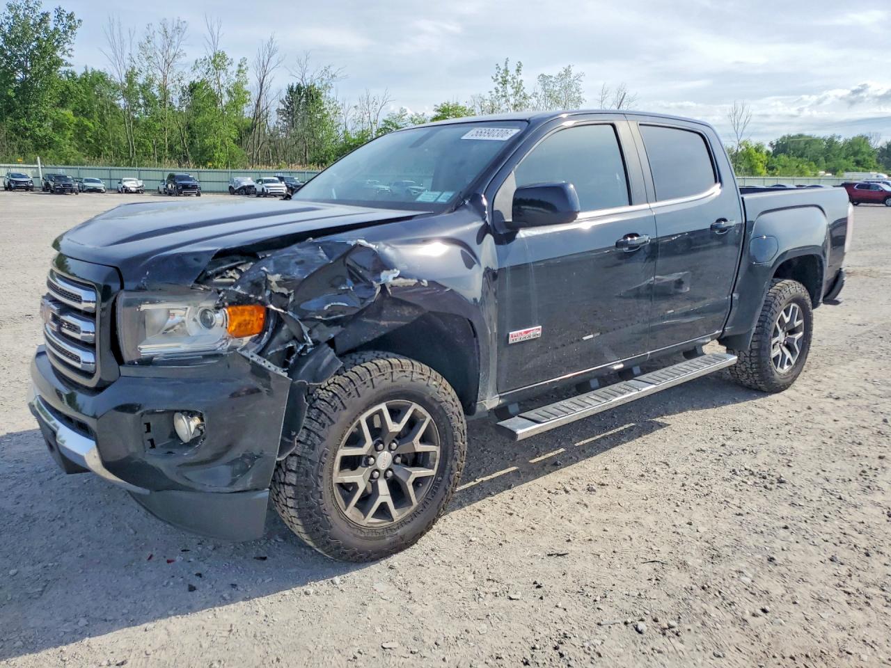 2015 Gmc Canyon Sle Black vin: 1GTG6BE36F1204459