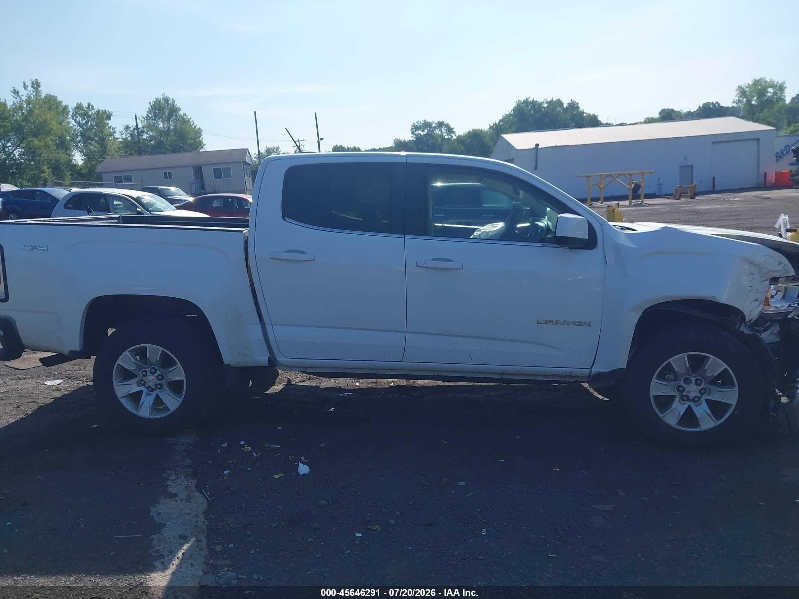 2015 Gmc Canyon 4wd Sle Белый vin: 1GTG6BE36F1212156