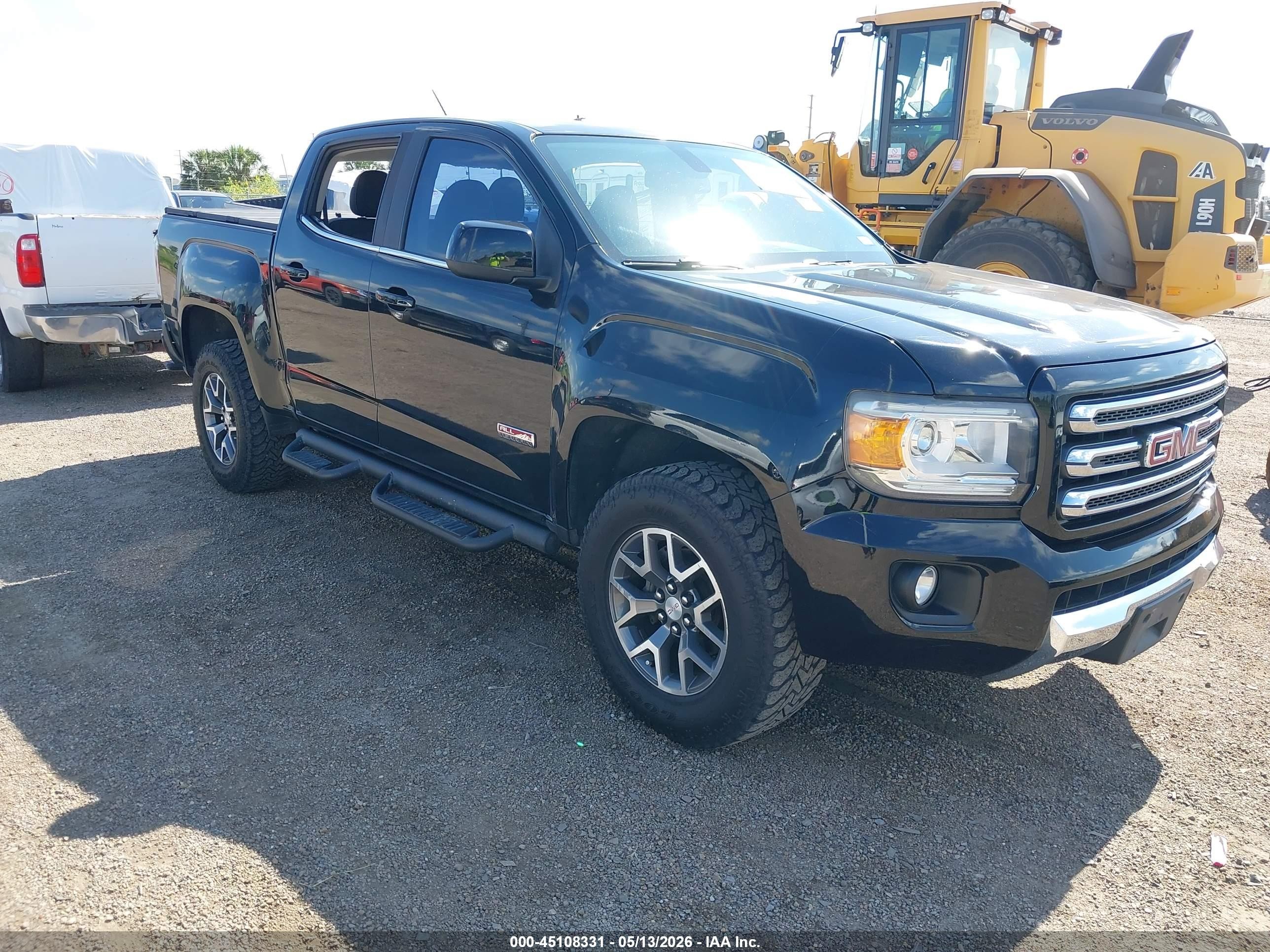 2015 Gmc Canyon Sle Черный vin: 1GTG6BE38F1241612