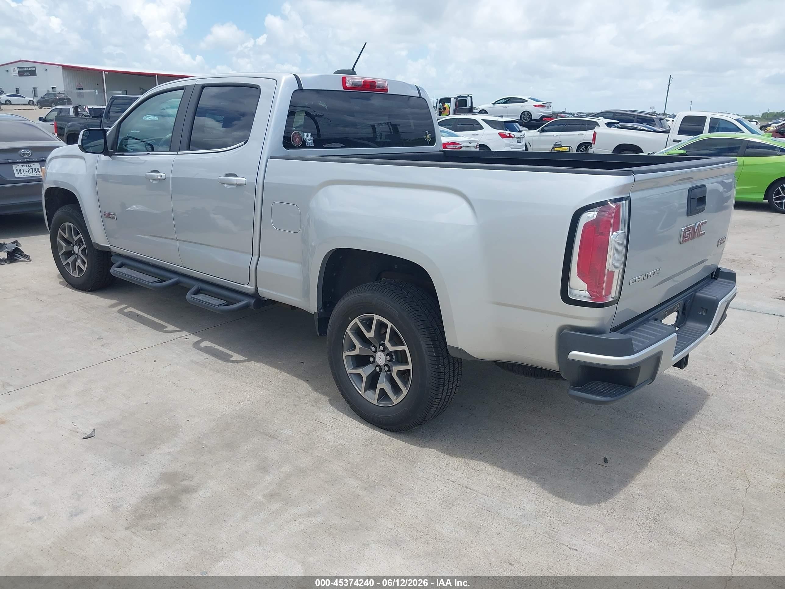 2015 Gmc Canyon 4wd Sle Silver vin: 1GTG6BE39F1117476