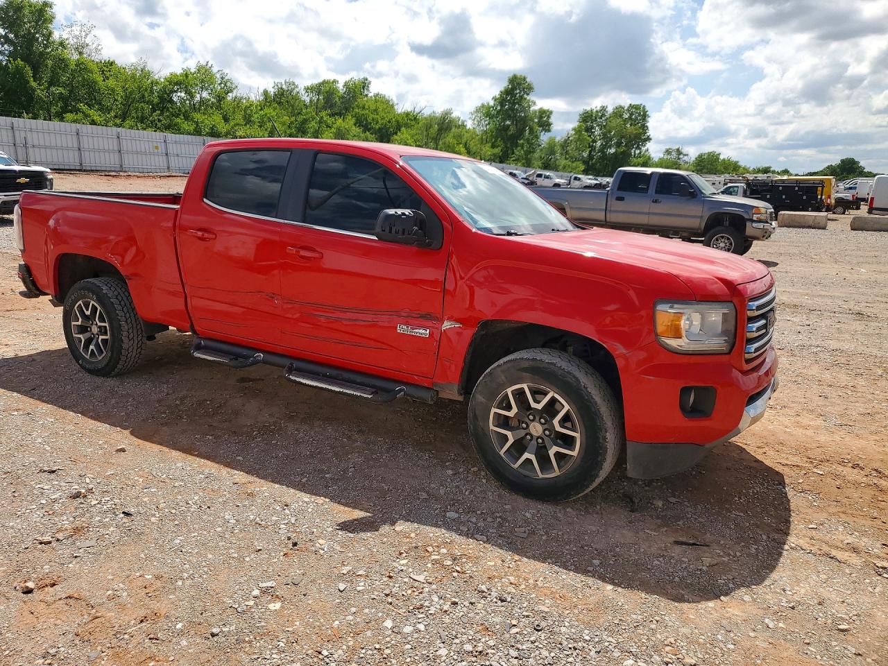 2015 Gmc Canyon Sle Red vin: 1GTG6BE39F1120846