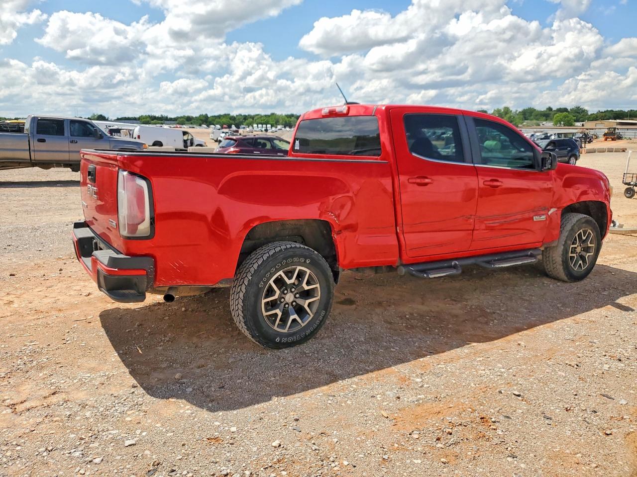 2015 Gmc Canyon Sle Red vin: 1GTG6BE39F1120846