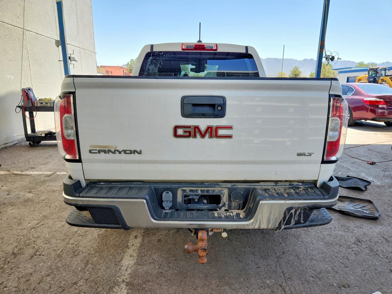 2015 Gmc Canyon Slt White vin: 1GTG6CE31F1155516