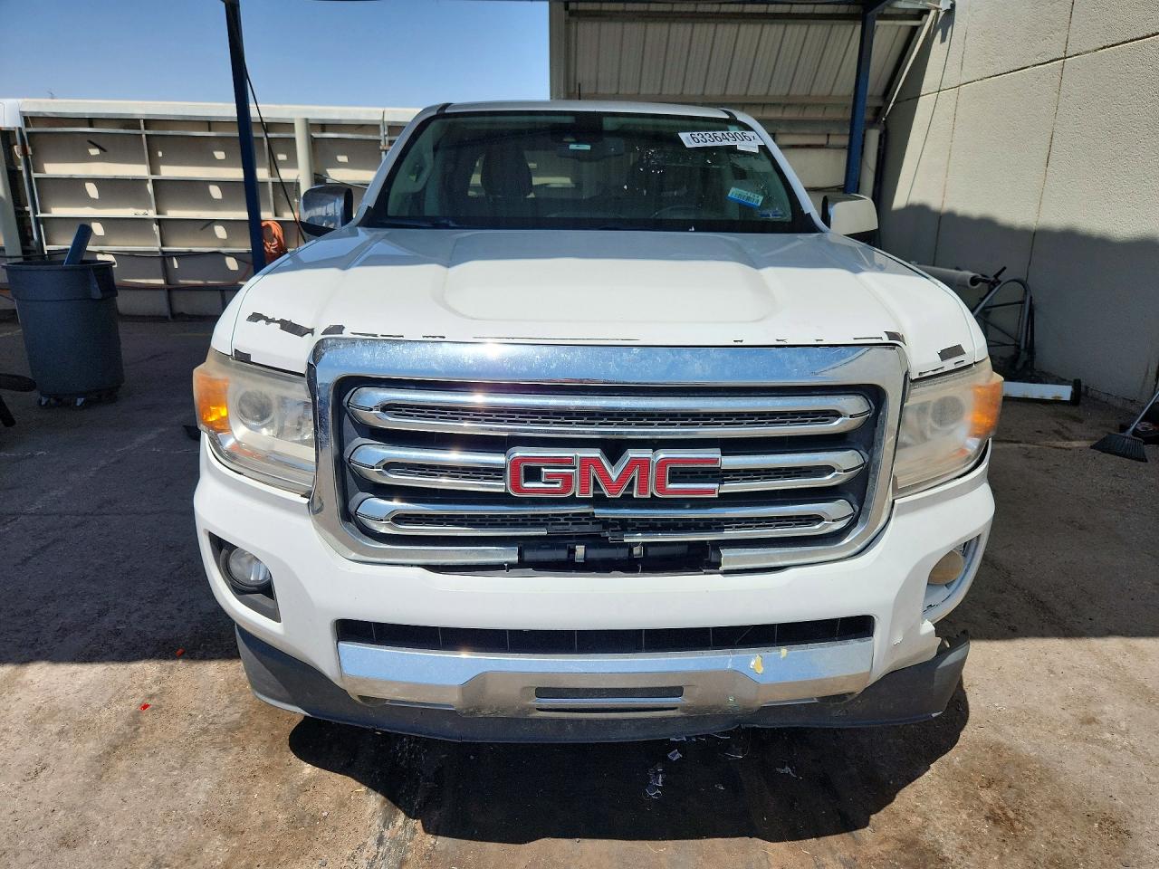 2015 Gmc Canyon Slt White vin: 1GTG6CE31F1155516