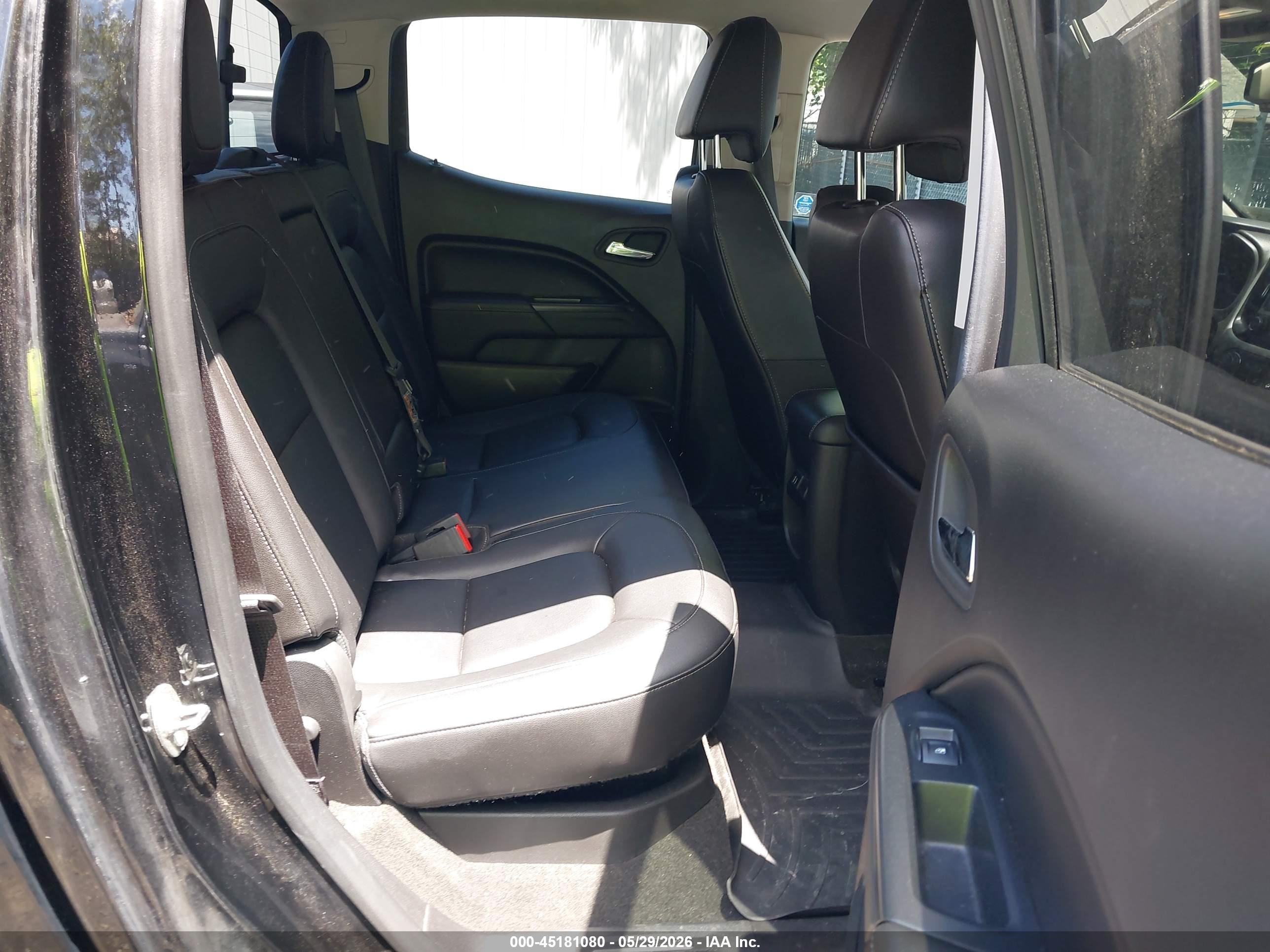 2015 Gmc Canyon Slt Black vin: 1GTG6CE31F1205797
