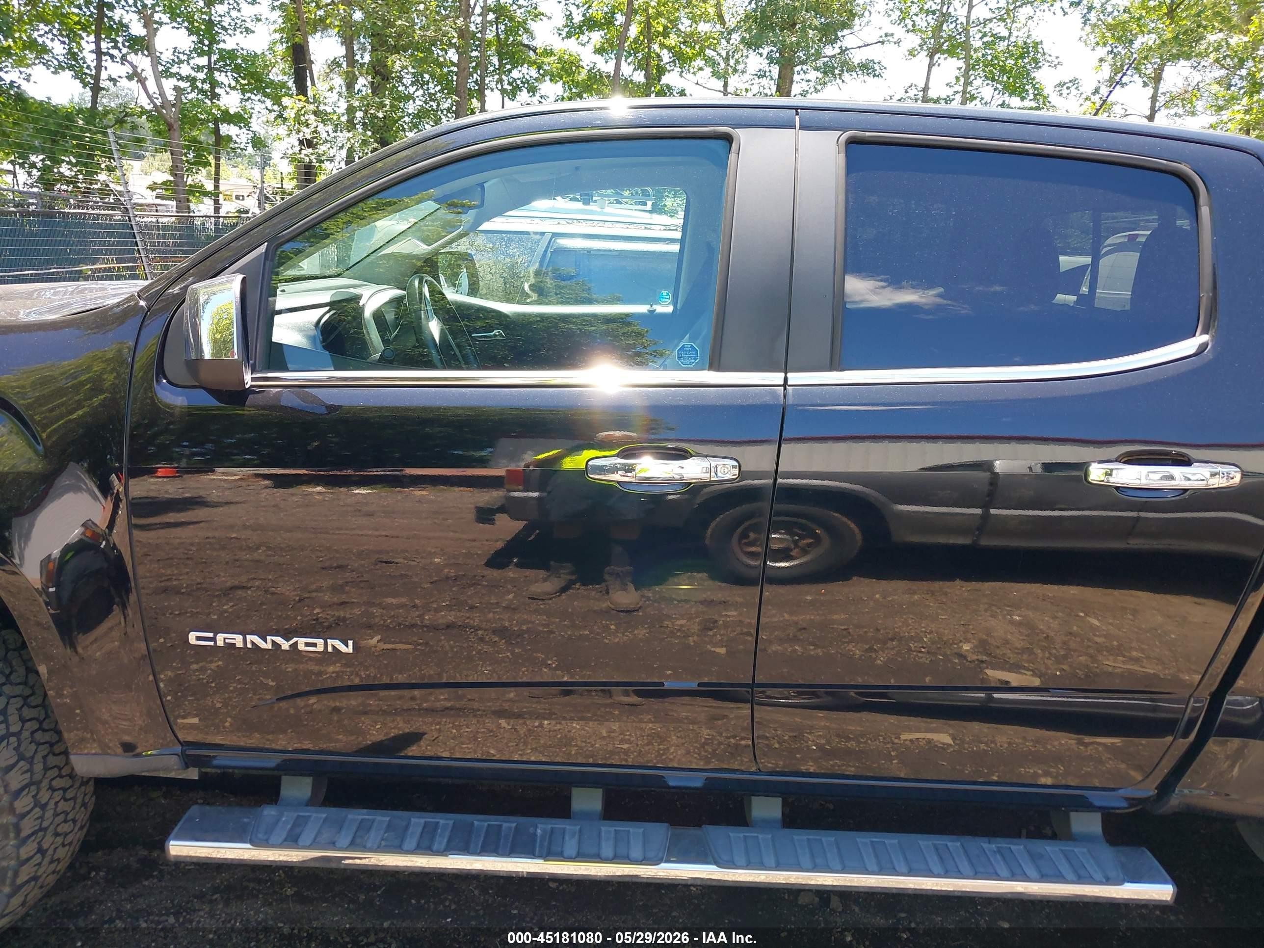 2015 Gmc Canyon Slt Black vin: 1GTG6CE31F1205797