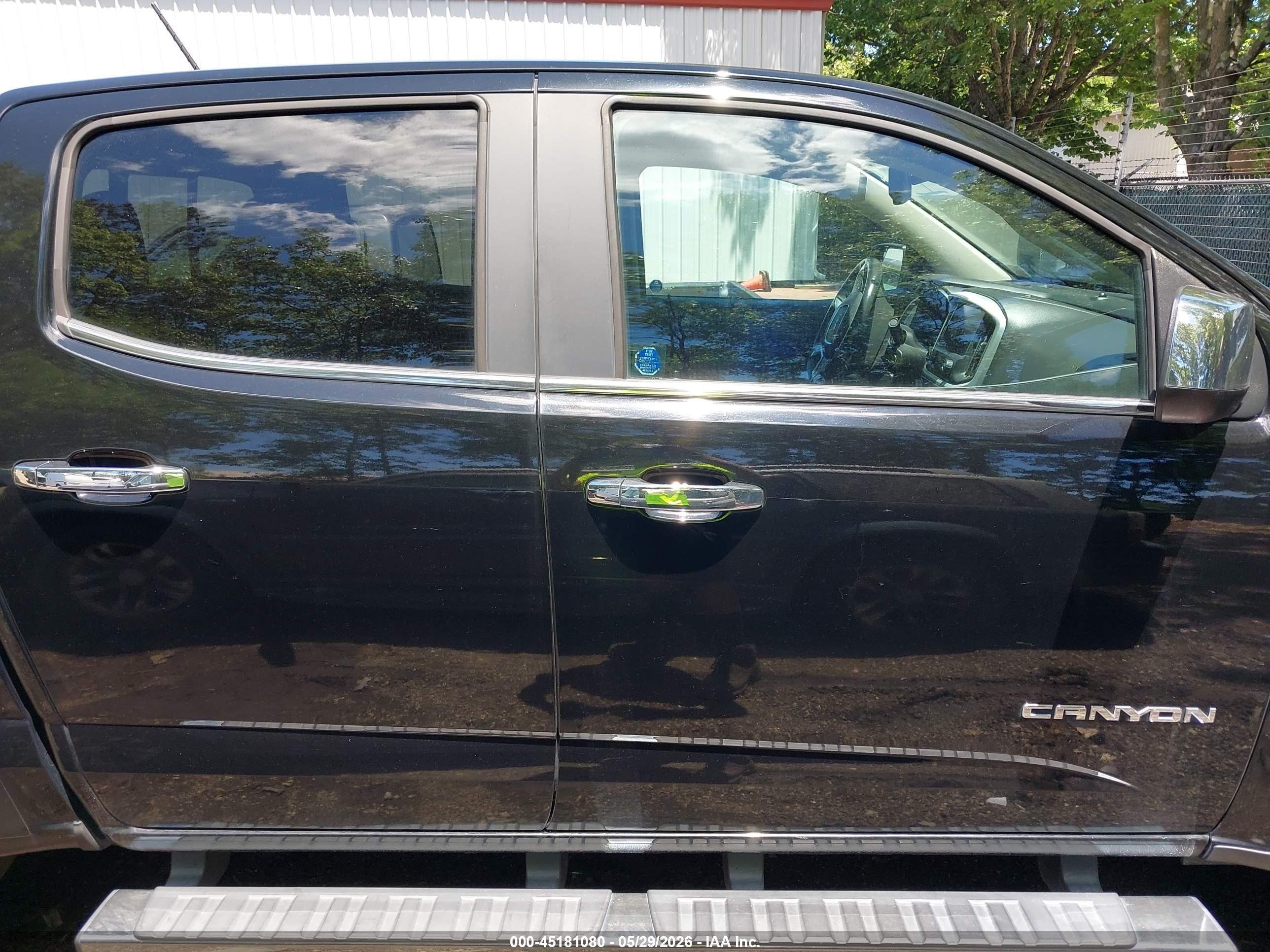 2015 Gmc Canyon Slt Black vin: 1GTG6CE31F1205797