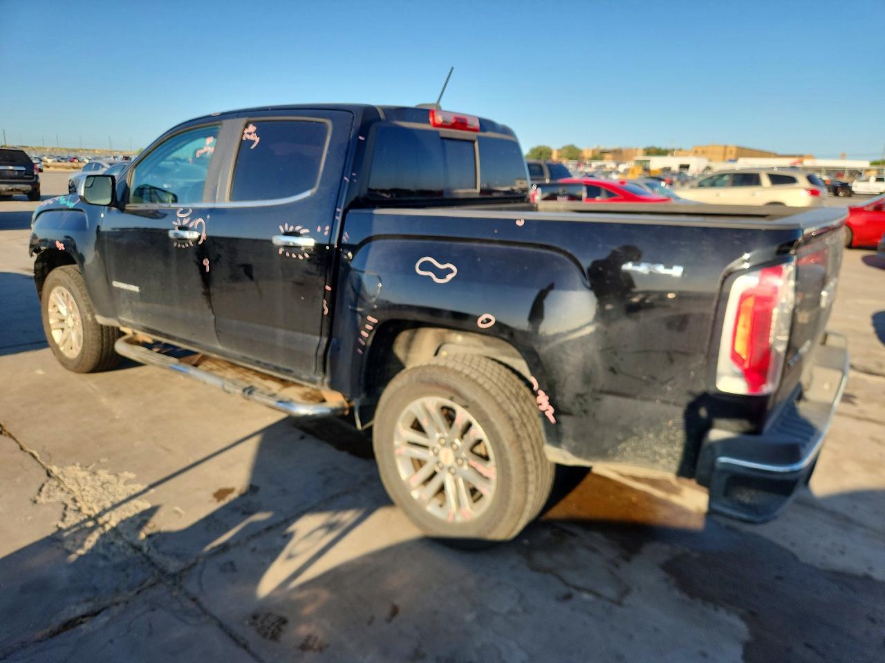 2015 Gmc Canyon Slt Черный vin: 1GTG6CE32F1234595