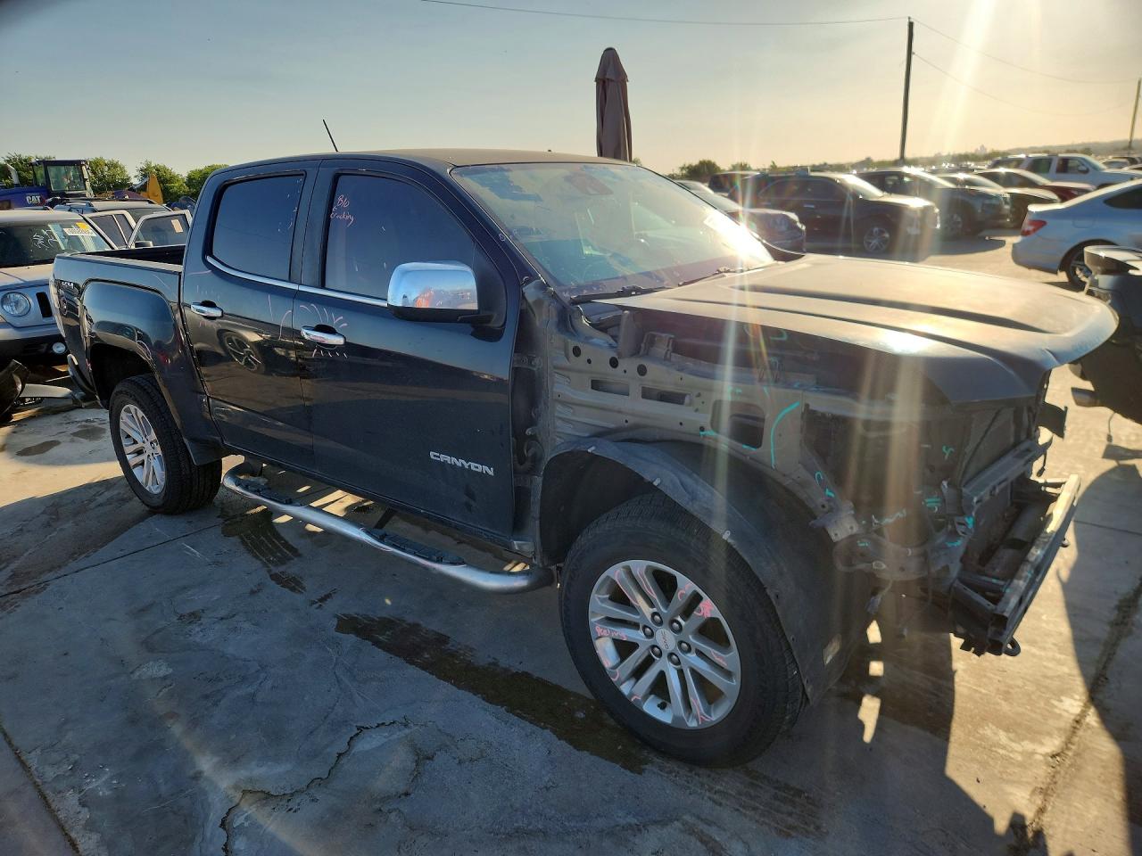 2015 Gmc Canyon Slt Черный vin: 1GTG6CE32F1234595