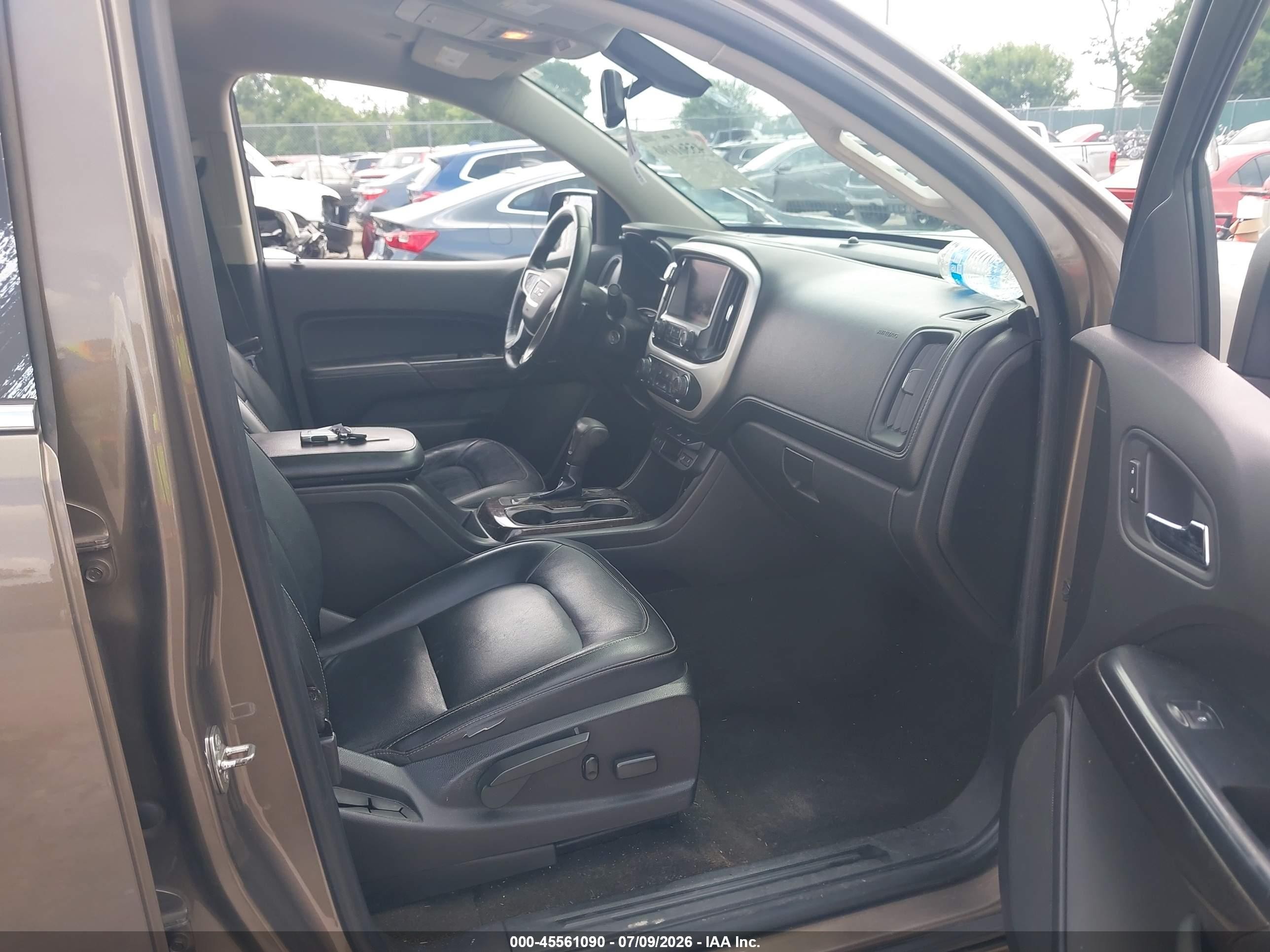 2015 Gmc Canyon 4wd Slt Brown vin: 1GTG6CE33F1198934