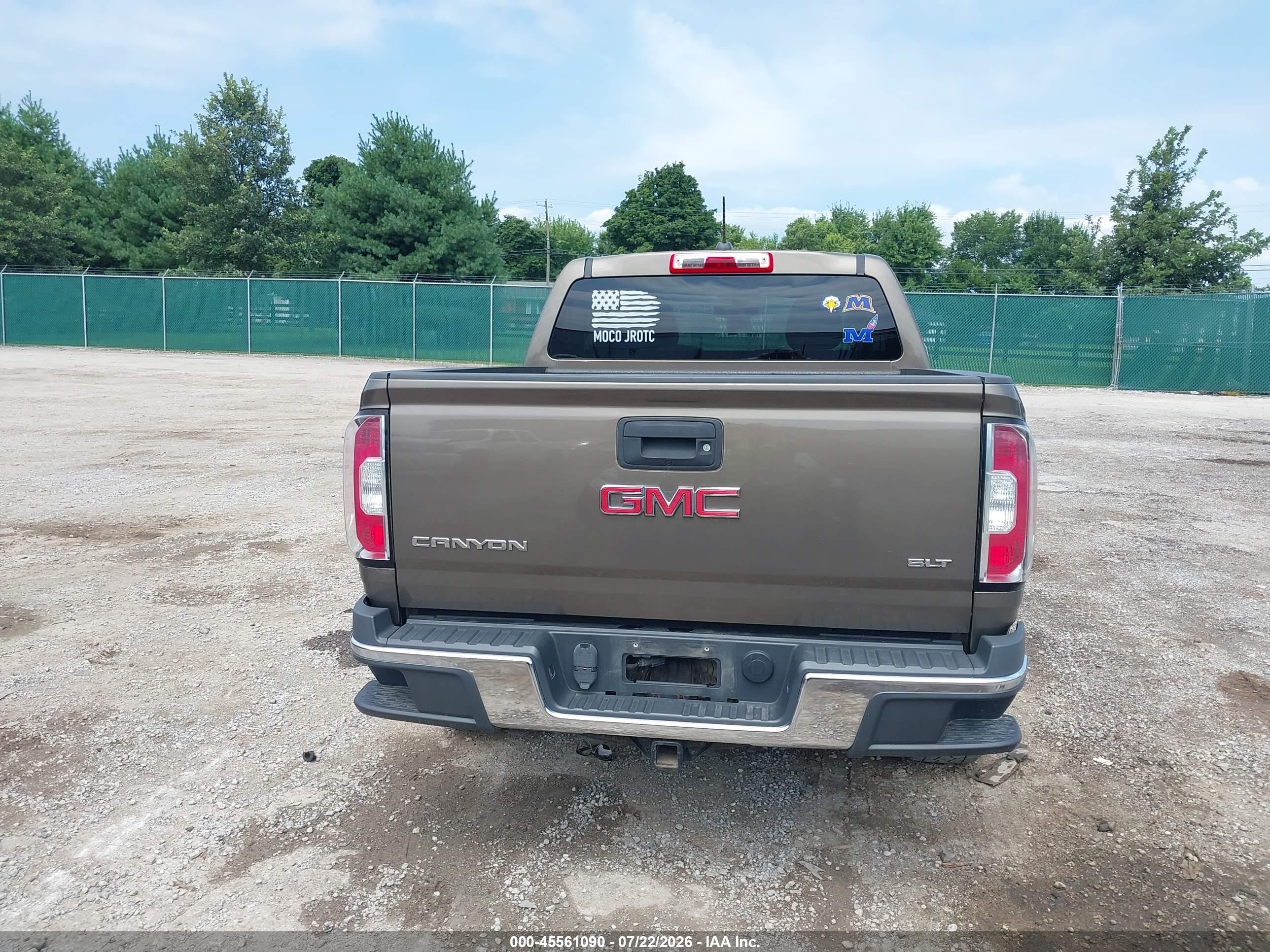2015 Gmc Canyon 4wd Slt Brown vin: 1GTG6CE33F1198934