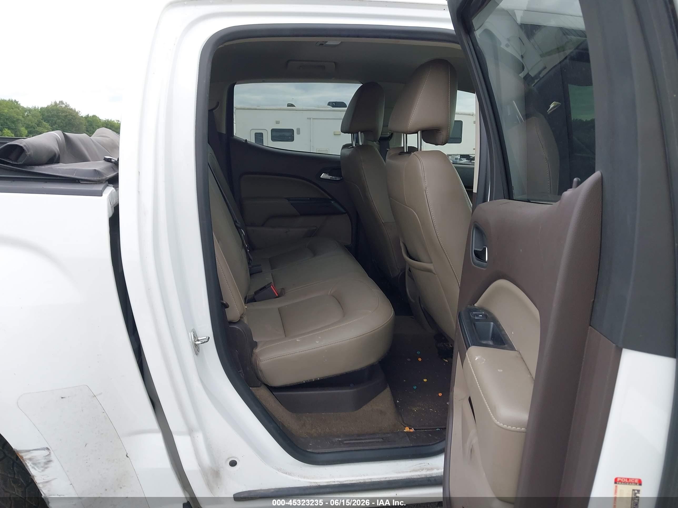 2015 Gmc Canyon 4wd Slt/slt White vin: 1GTG6CE33F1209981