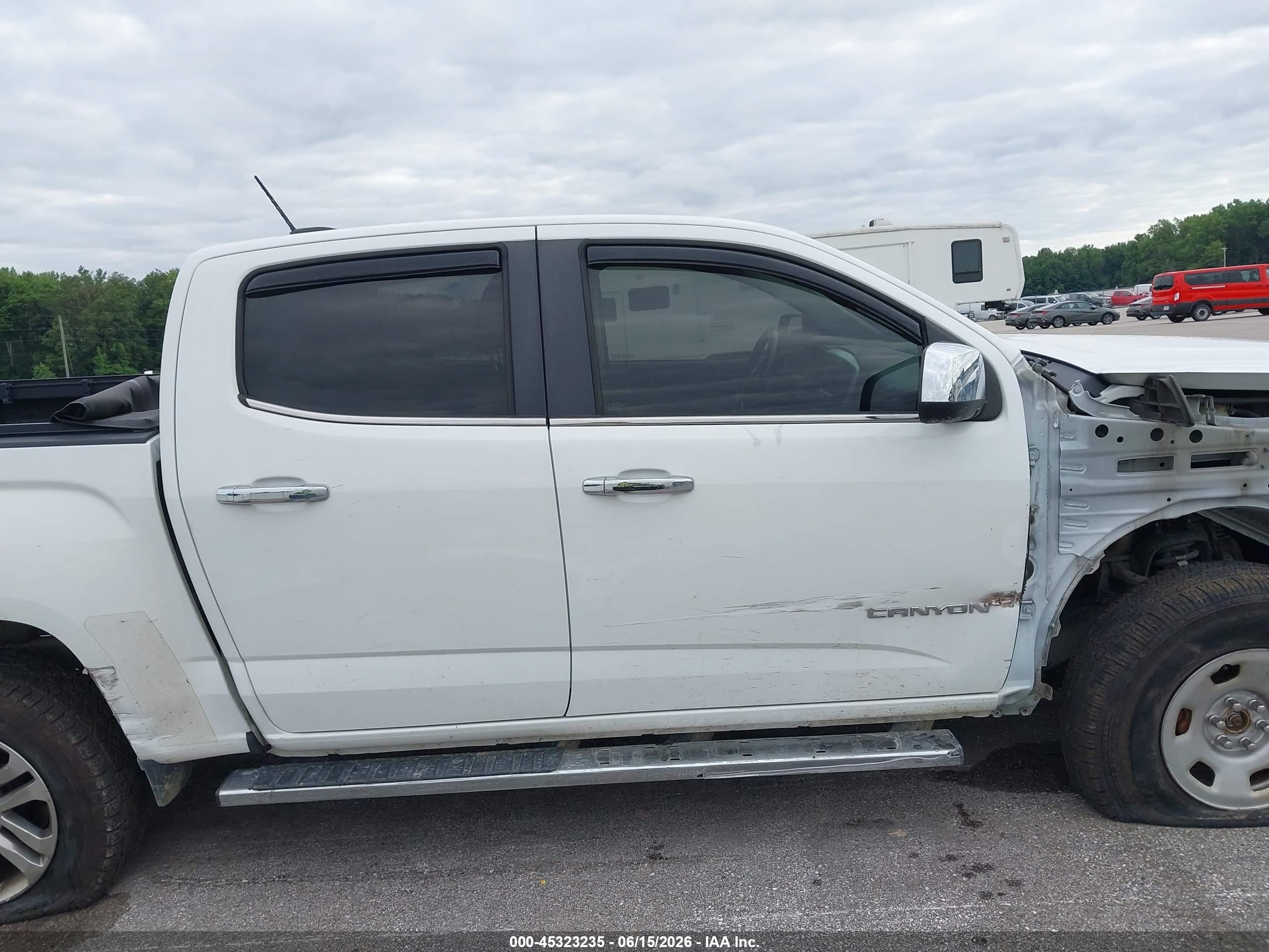 2015 Gmc Canyon 4wd Slt/slt White vin: 1GTG6CE33F1209981