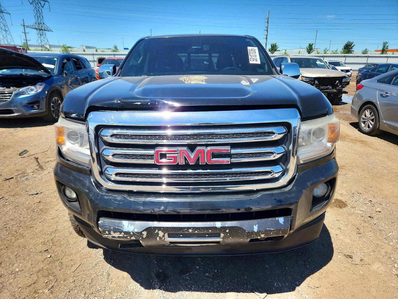 2015 Gmc Canyon Slt Черный vin: 1GTG6CE33F1218535