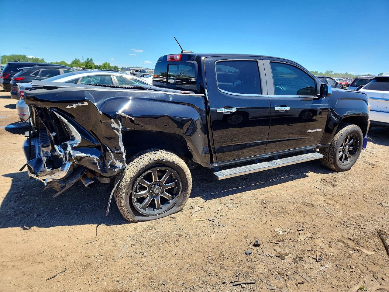 2015 Gmc Canyon Slt Черный vin: 1GTG6CE33F1218535