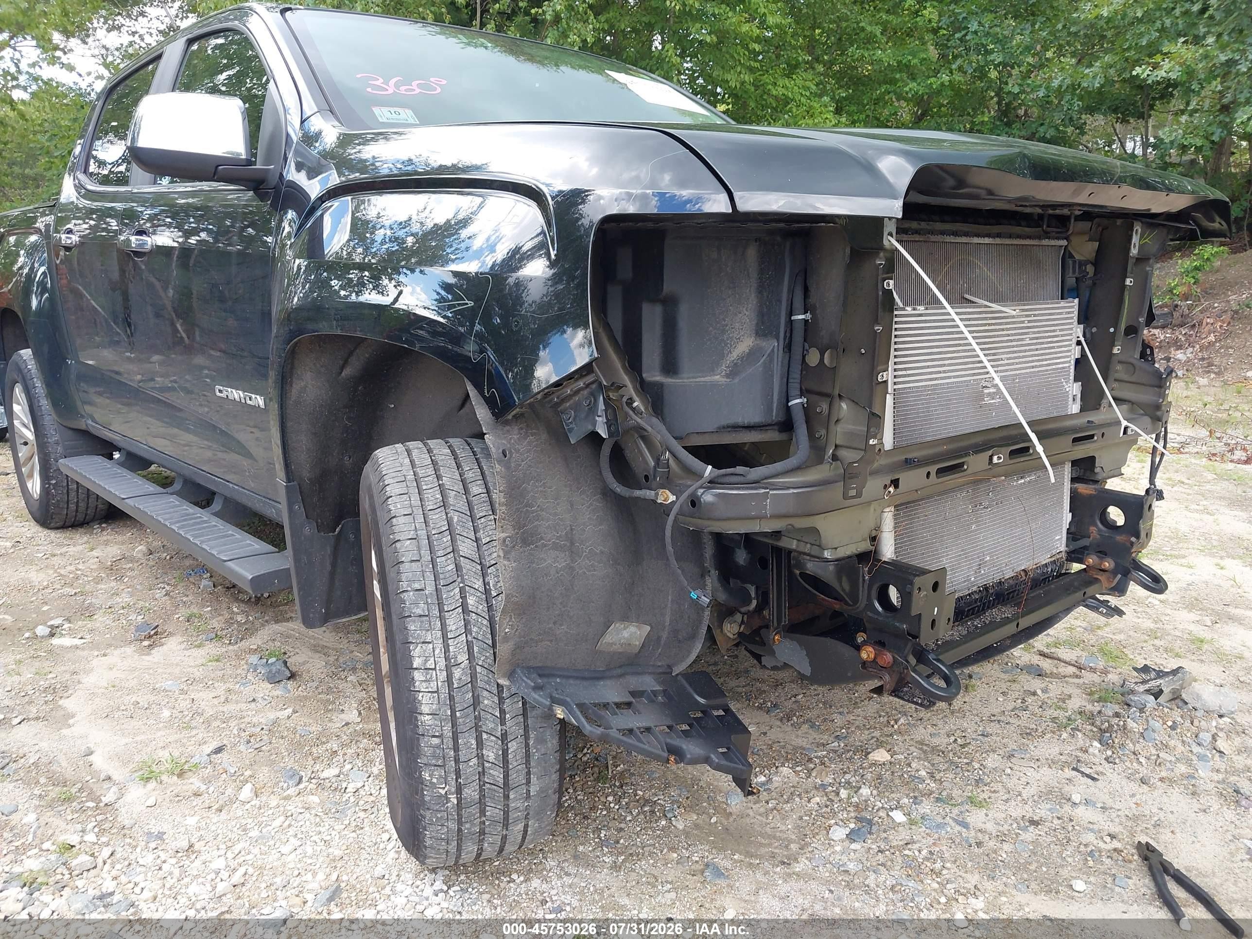 2015 Gmc Canyon 4wd Slt Black vin: 1GTG6CE33F1256413