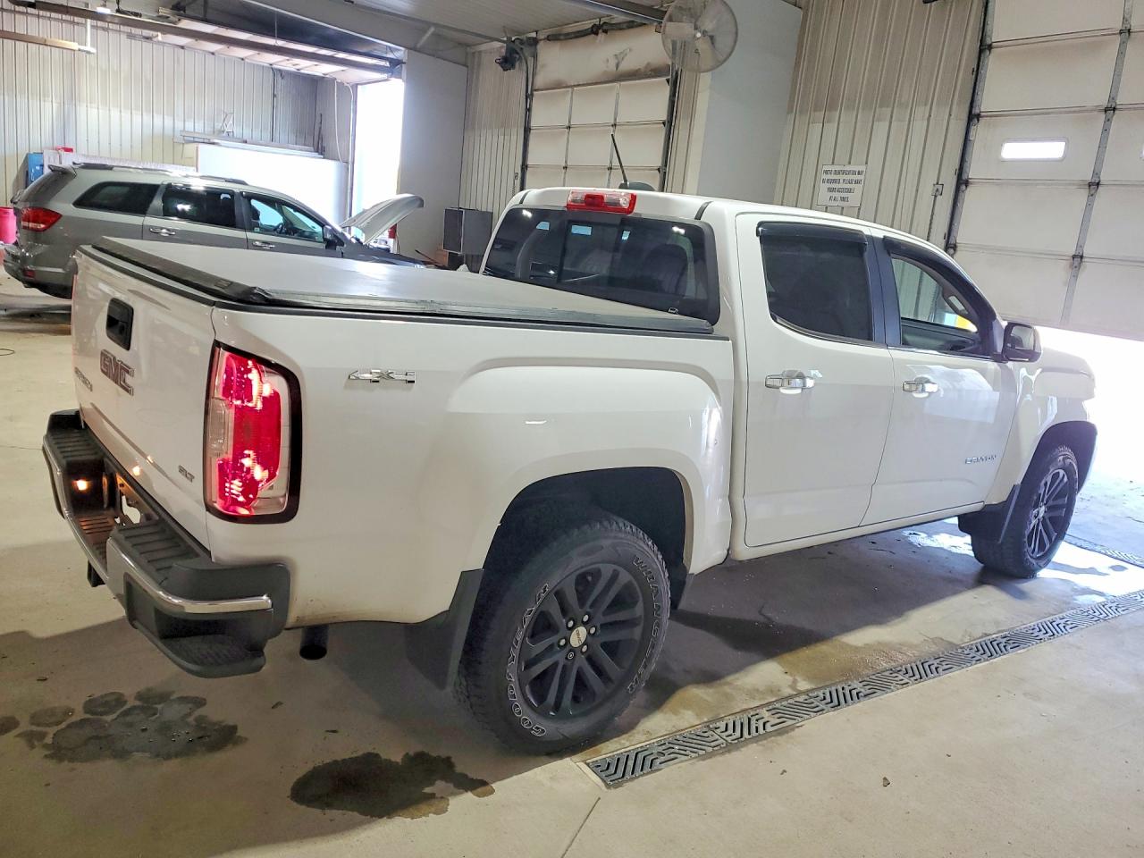 2015 Gmc Canyon Slt White vin: 1GTG6CE33F1267167