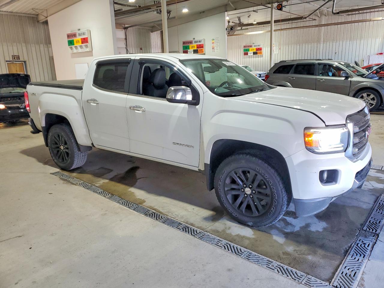 2015 Gmc Canyon Slt White vin: 1GTG6CE33F1267167