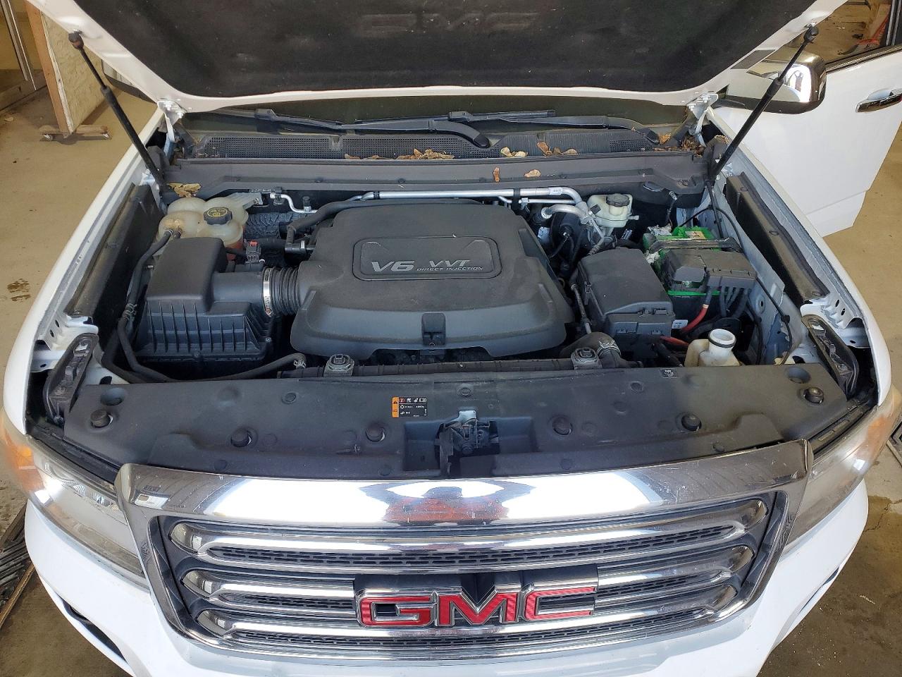 2015 Gmc Canyon Slt White vin: 1GTG6CE33F1267167