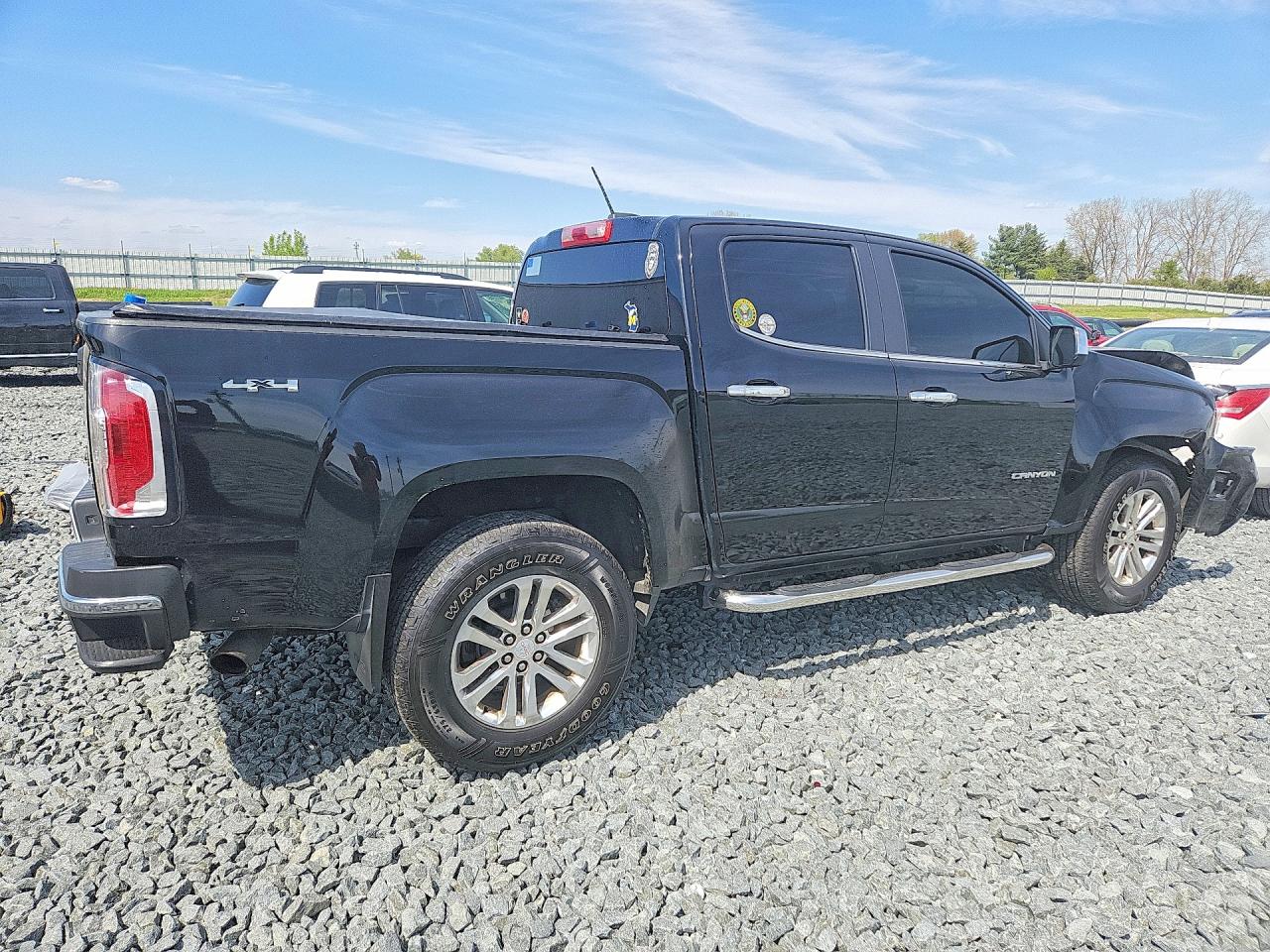 2015 Gmc Canyon Slt Black vin: 1GTG6CE34F1132960